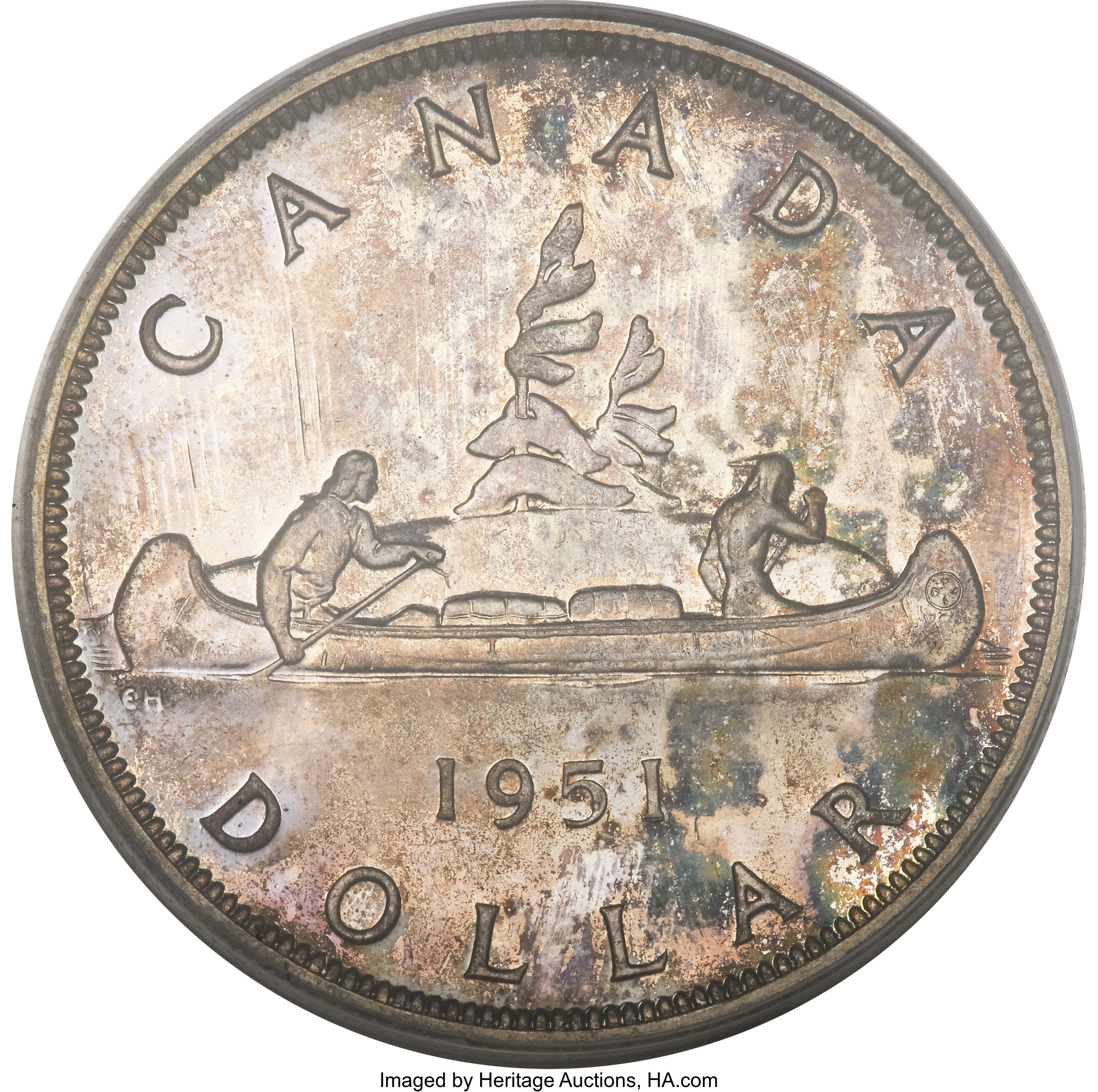 1951 S$1  Full Water Lines MS61 thumbnail 6