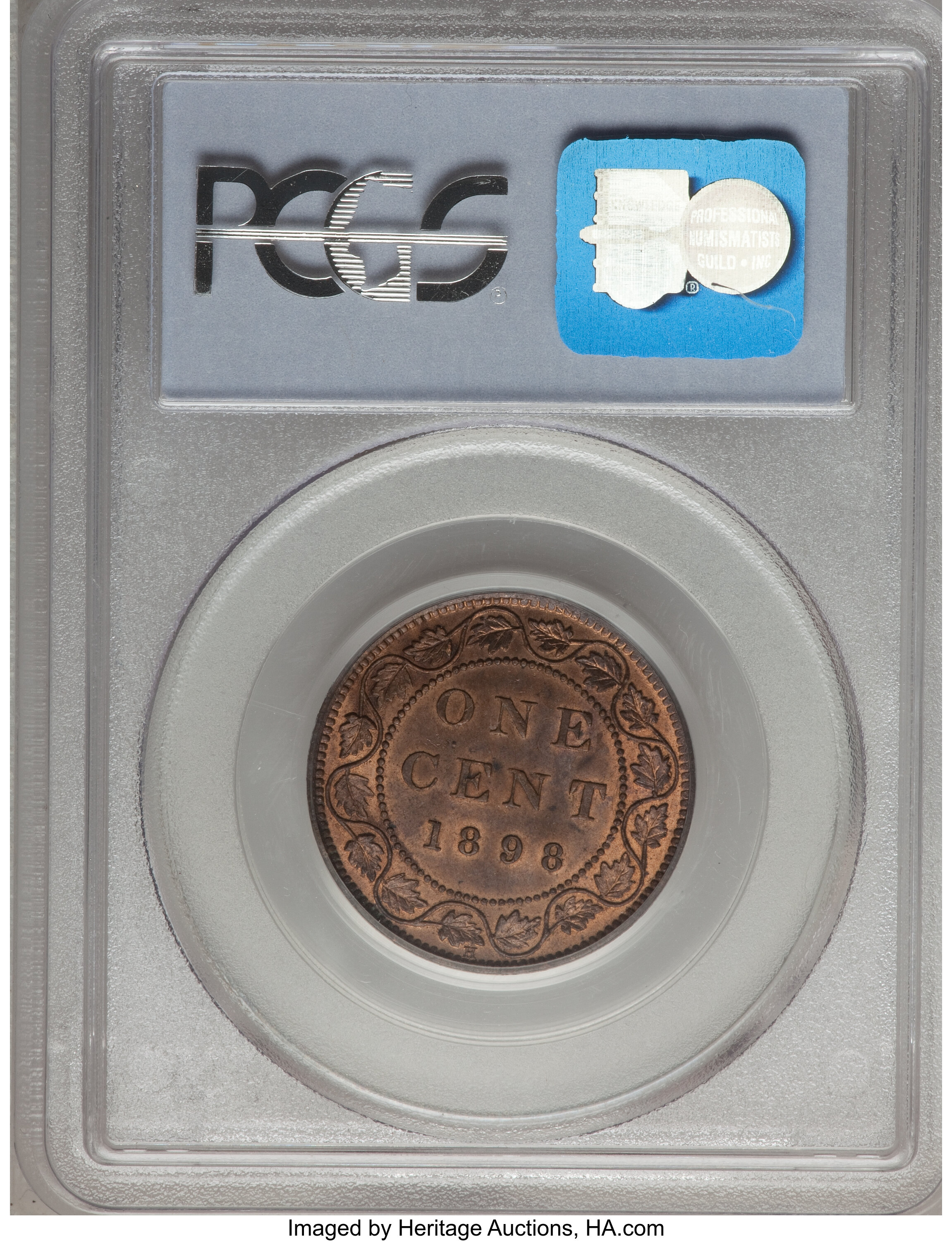 1898-H 1c MS RB MS62 RB thumbnail 4