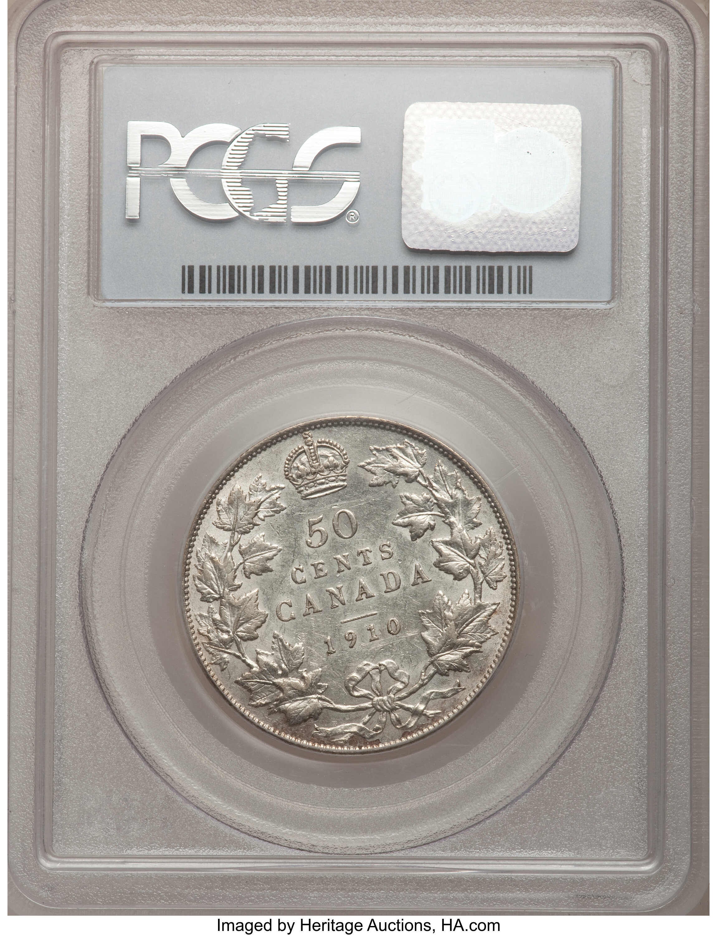 1910 50c Victorian Leaves Reverse VF35 thumbnail 7