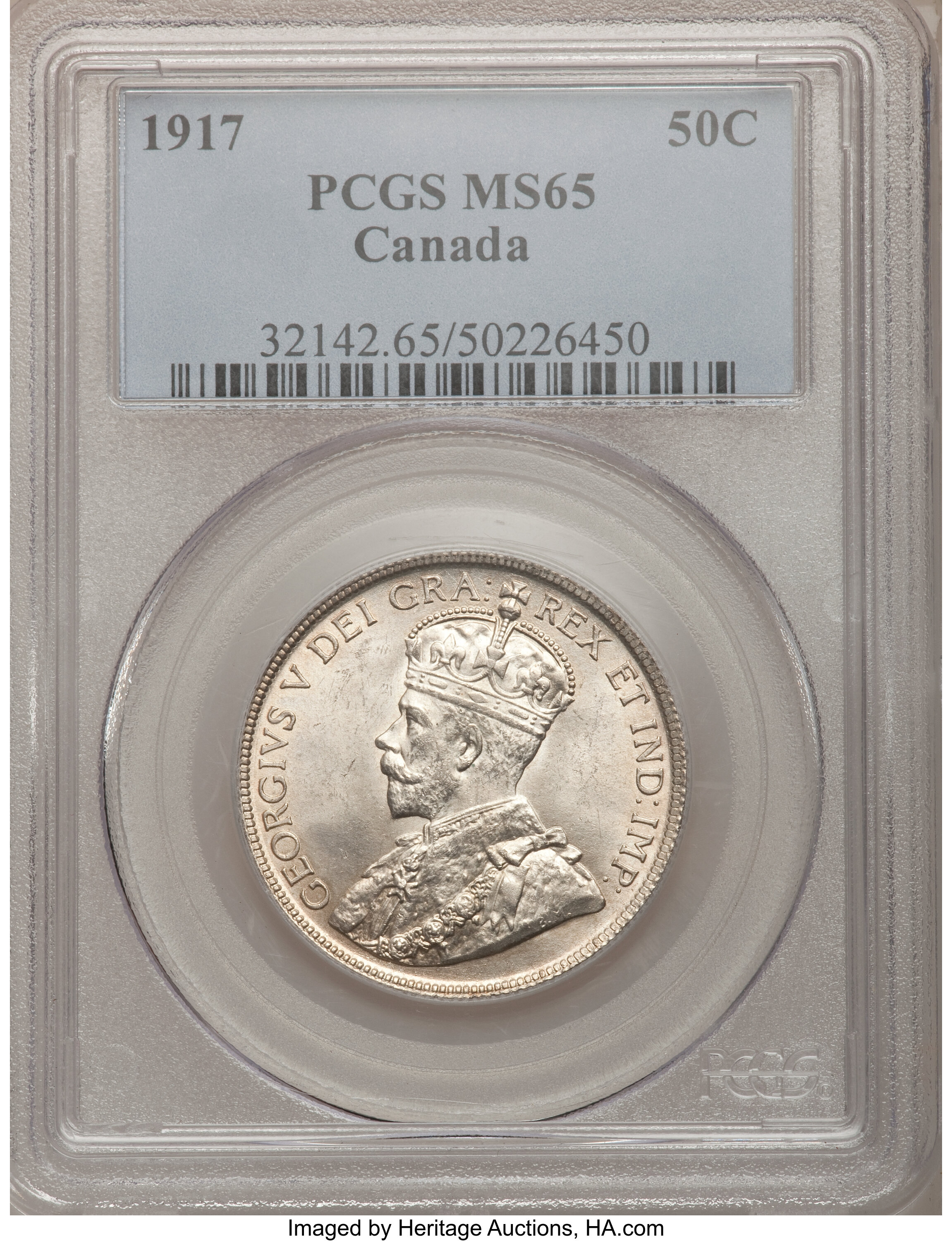 1917 50c MS65 thumbnail 2