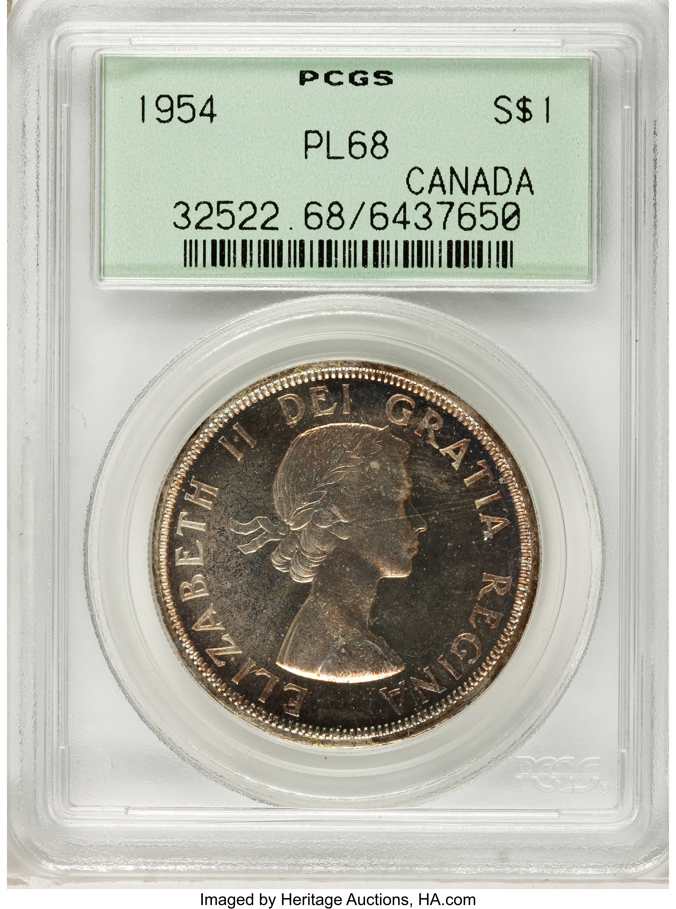 1954 S$1  PL MS68 thumbnail 14