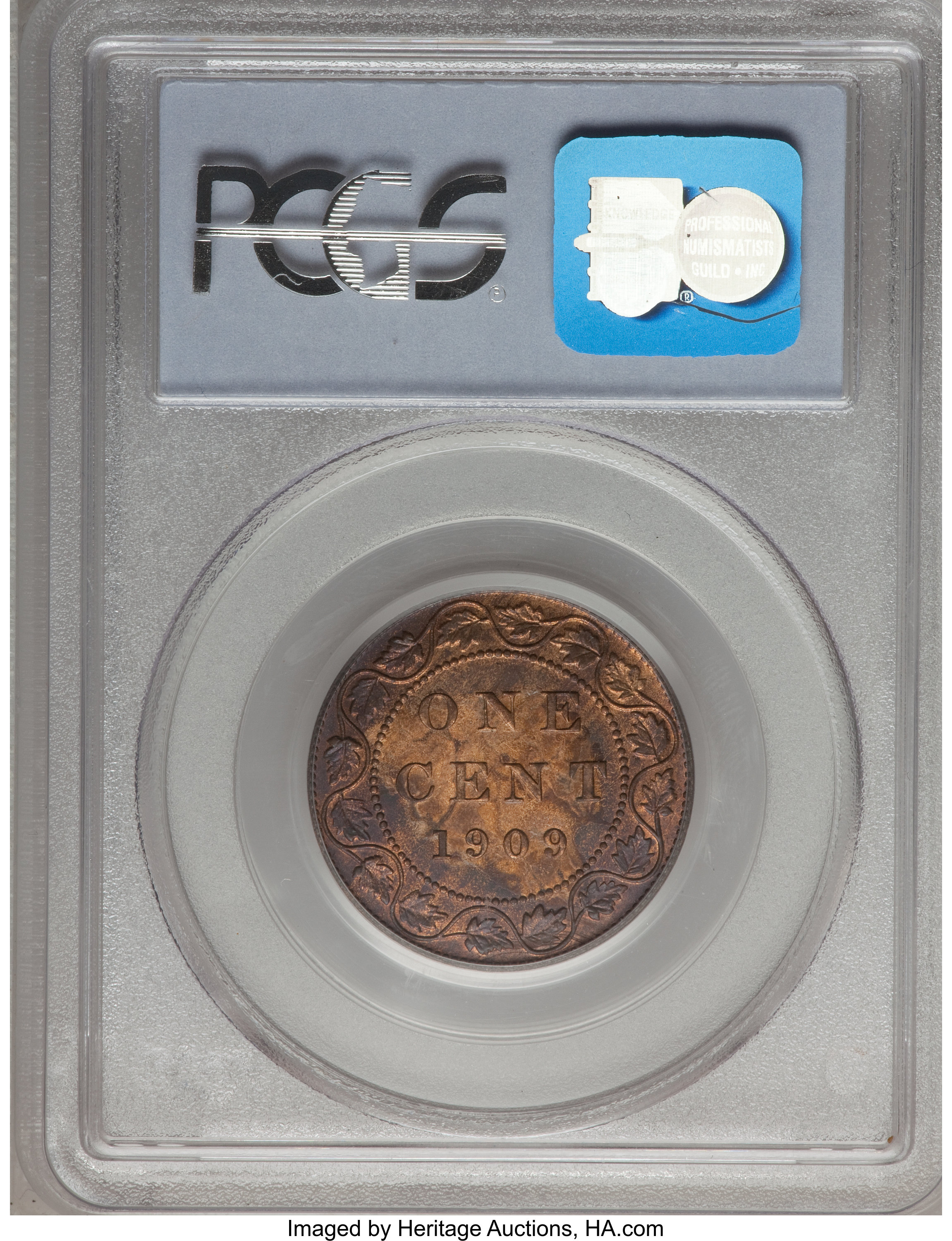 1909 1c MS RB MS62 RB thumbnail 2