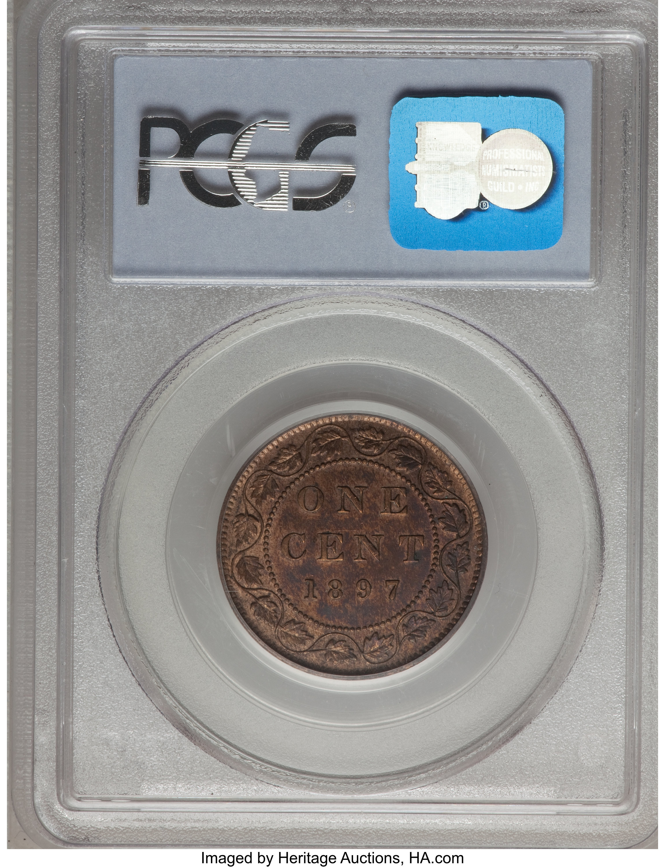 1897 1c MS RB MS62 RB thumbnail 2