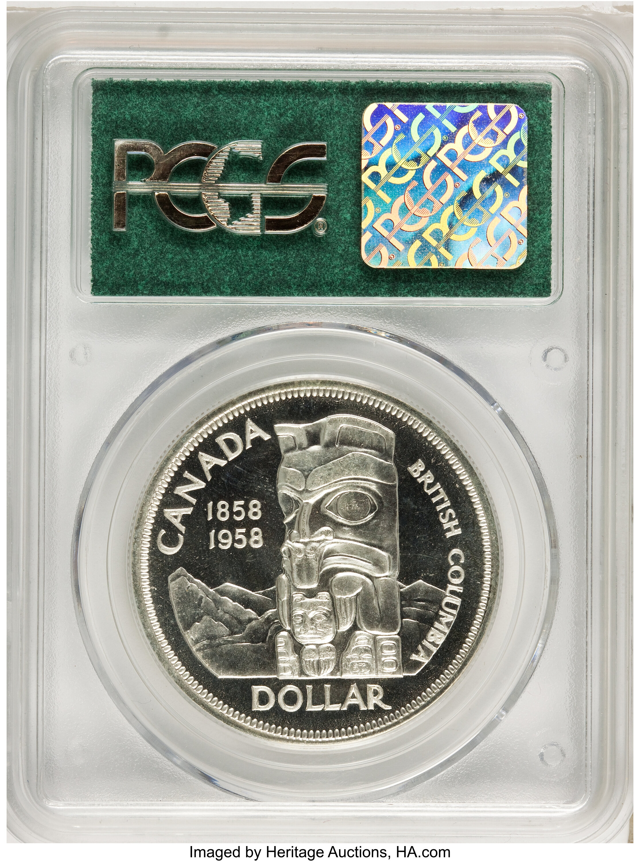 1958 S$1  British Columbia PL MS65 thumbnail 8