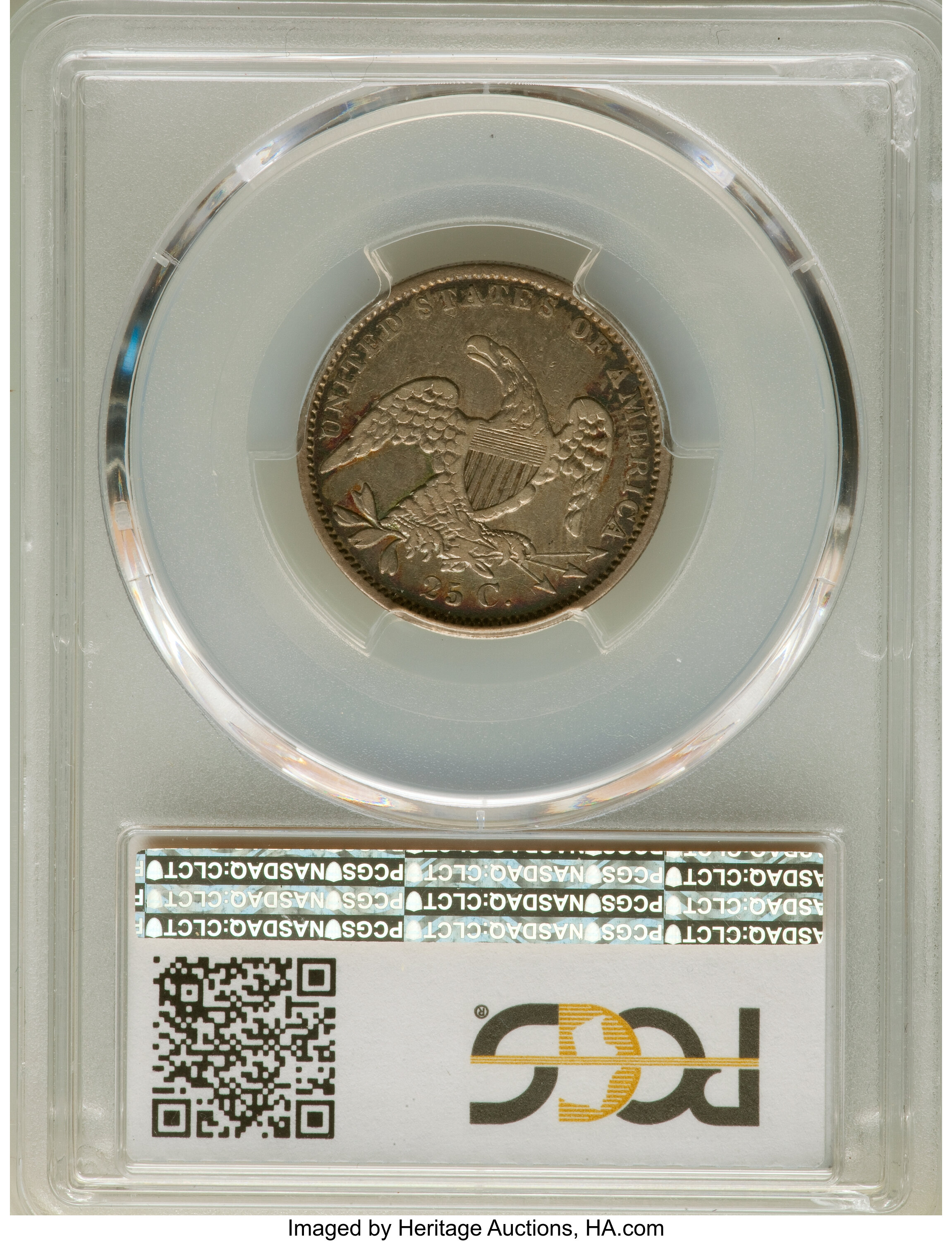 1834 25c B-3 VF30 thumbnail 3