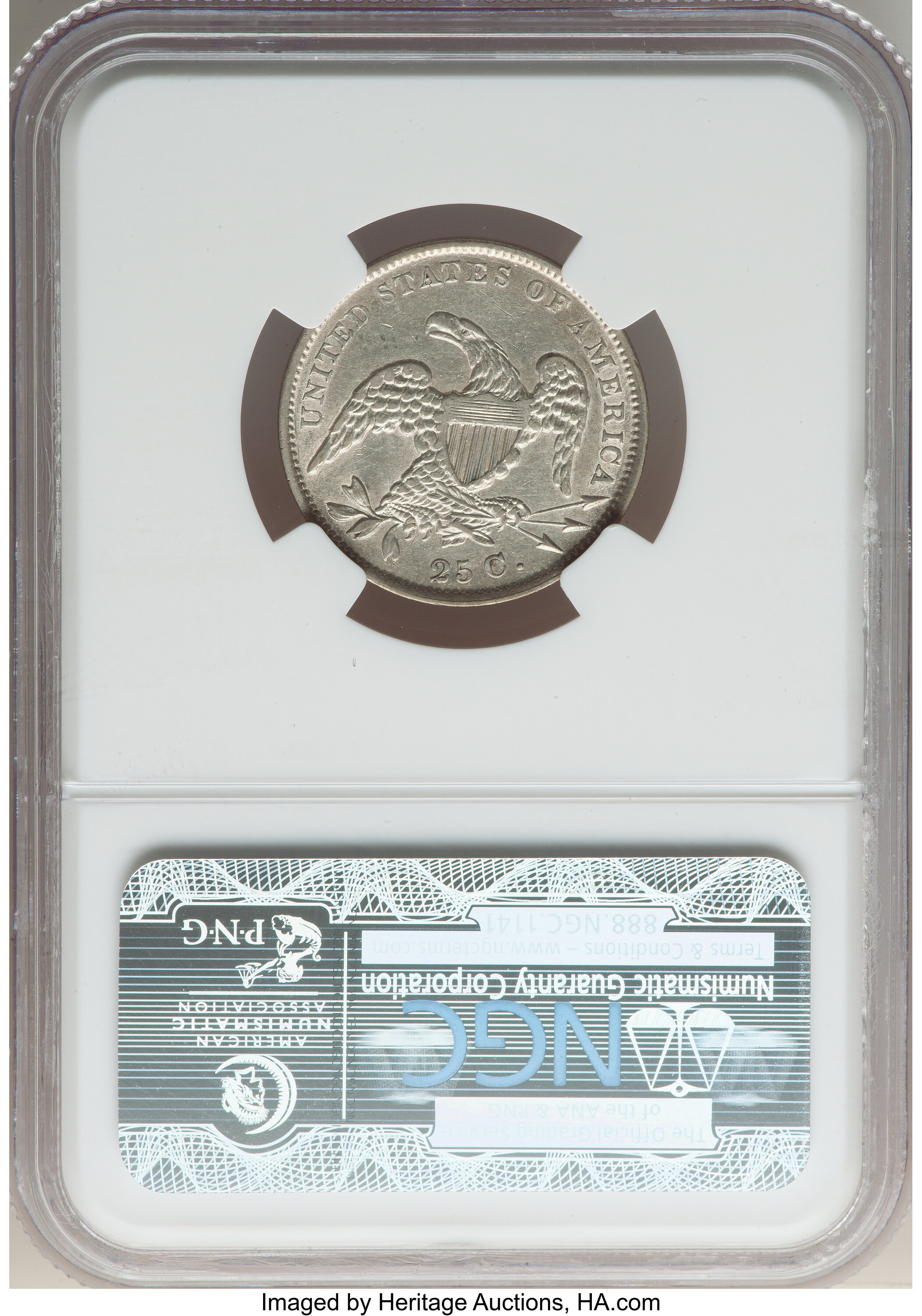 1833 25c B-1 XF40 thumbnail 13