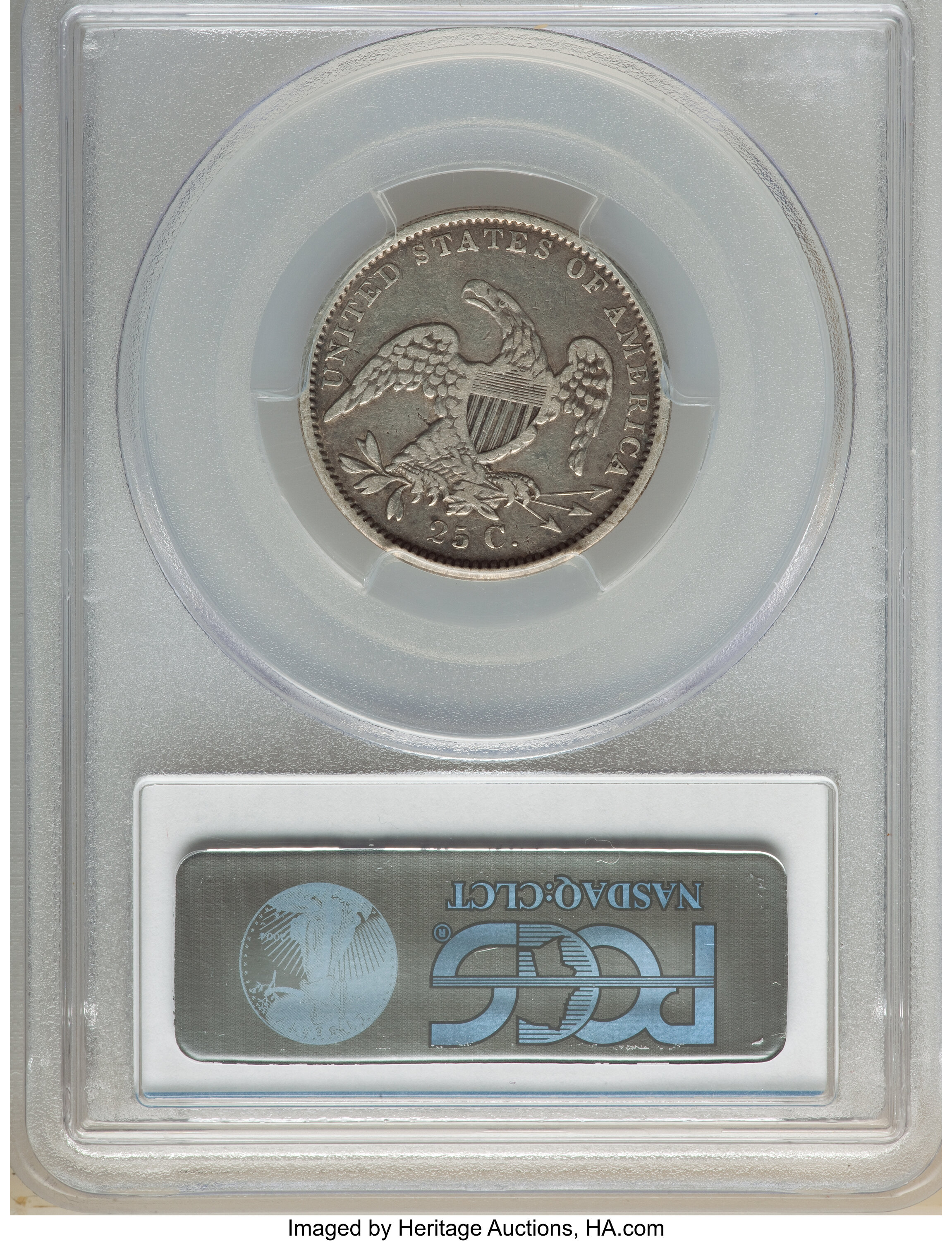 1834 25c B-3 XF40 thumbnail 4