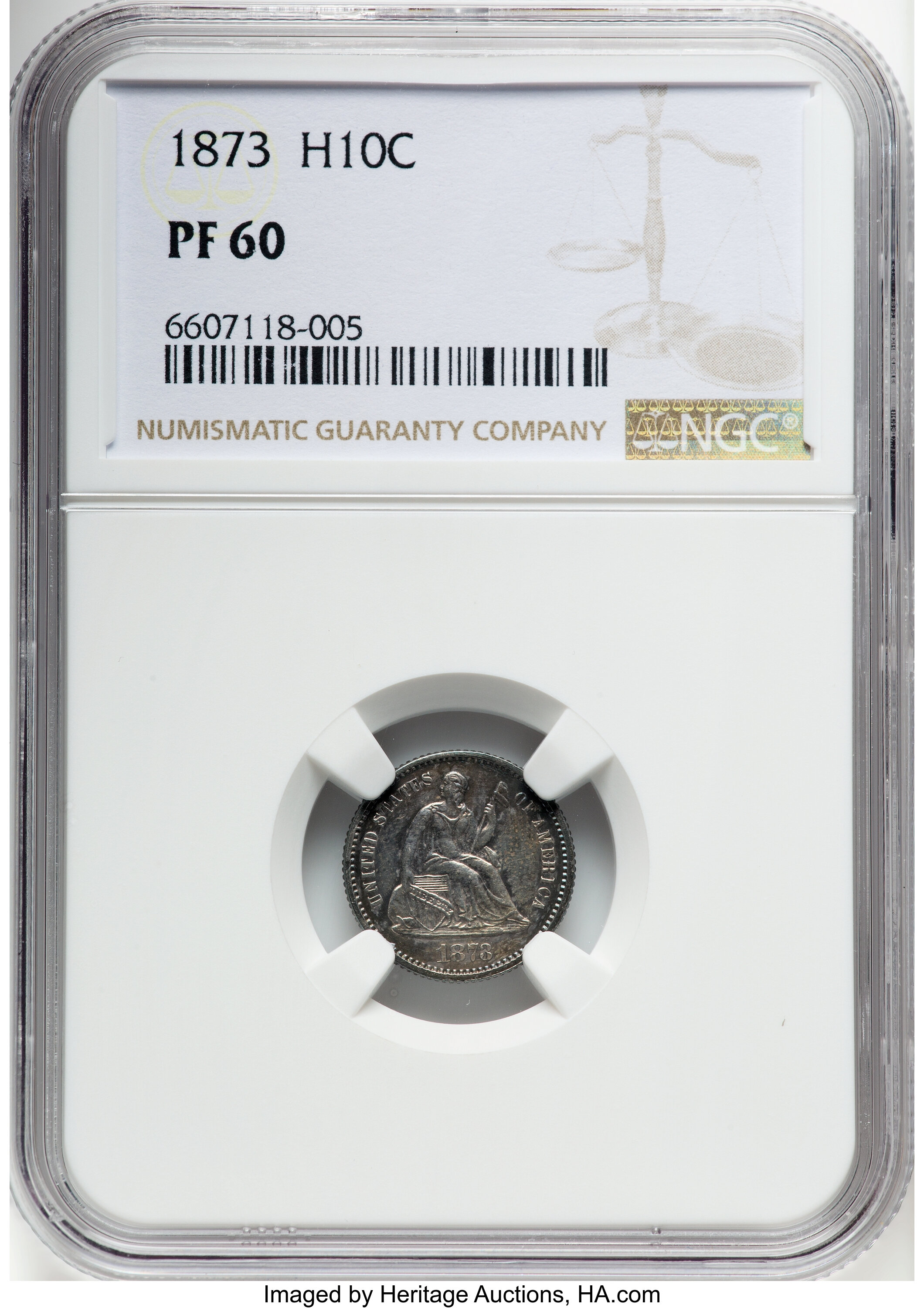 1873 H10c PR60 thumbnail 4