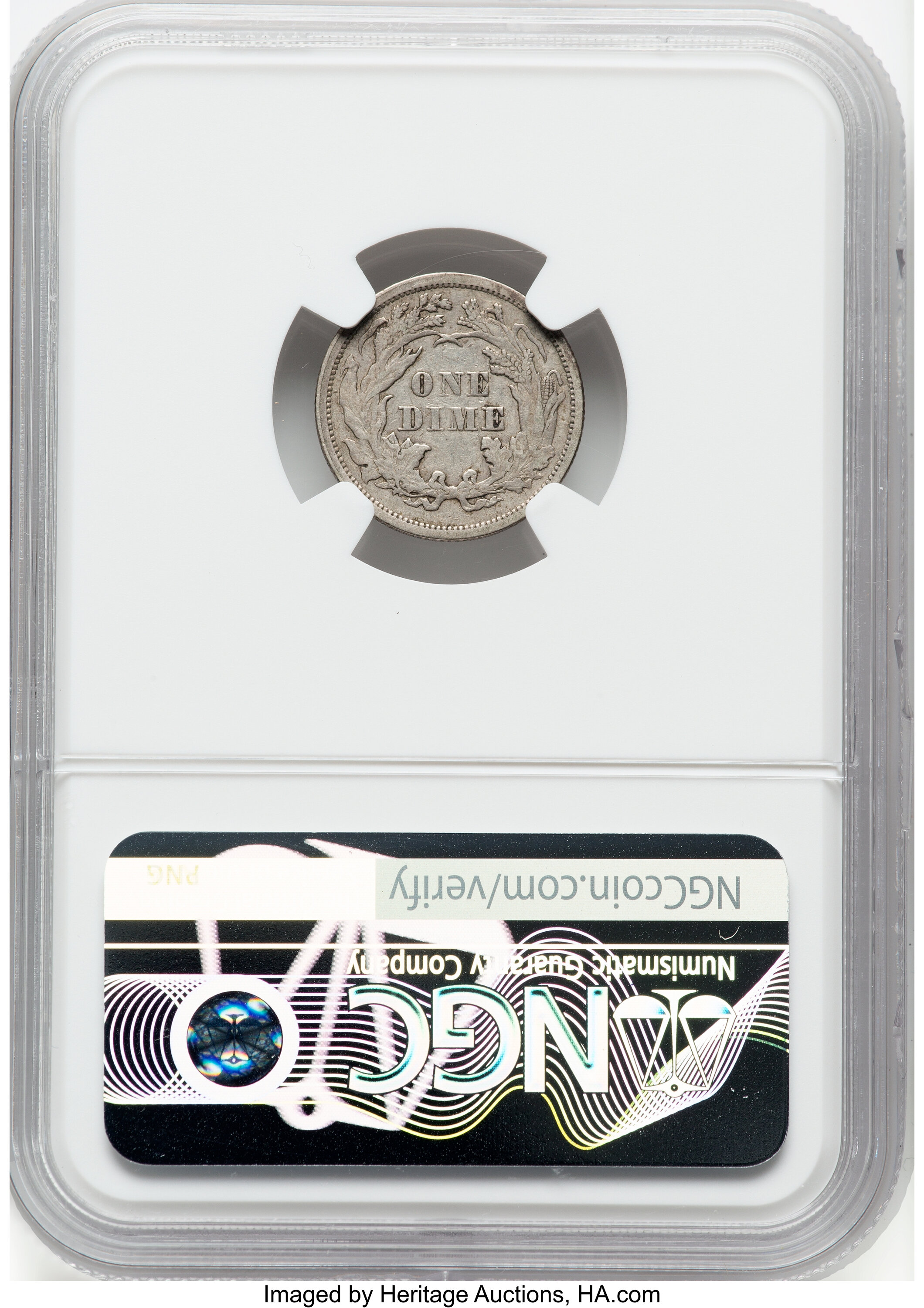 1869 10c AU53 thumbnail 14