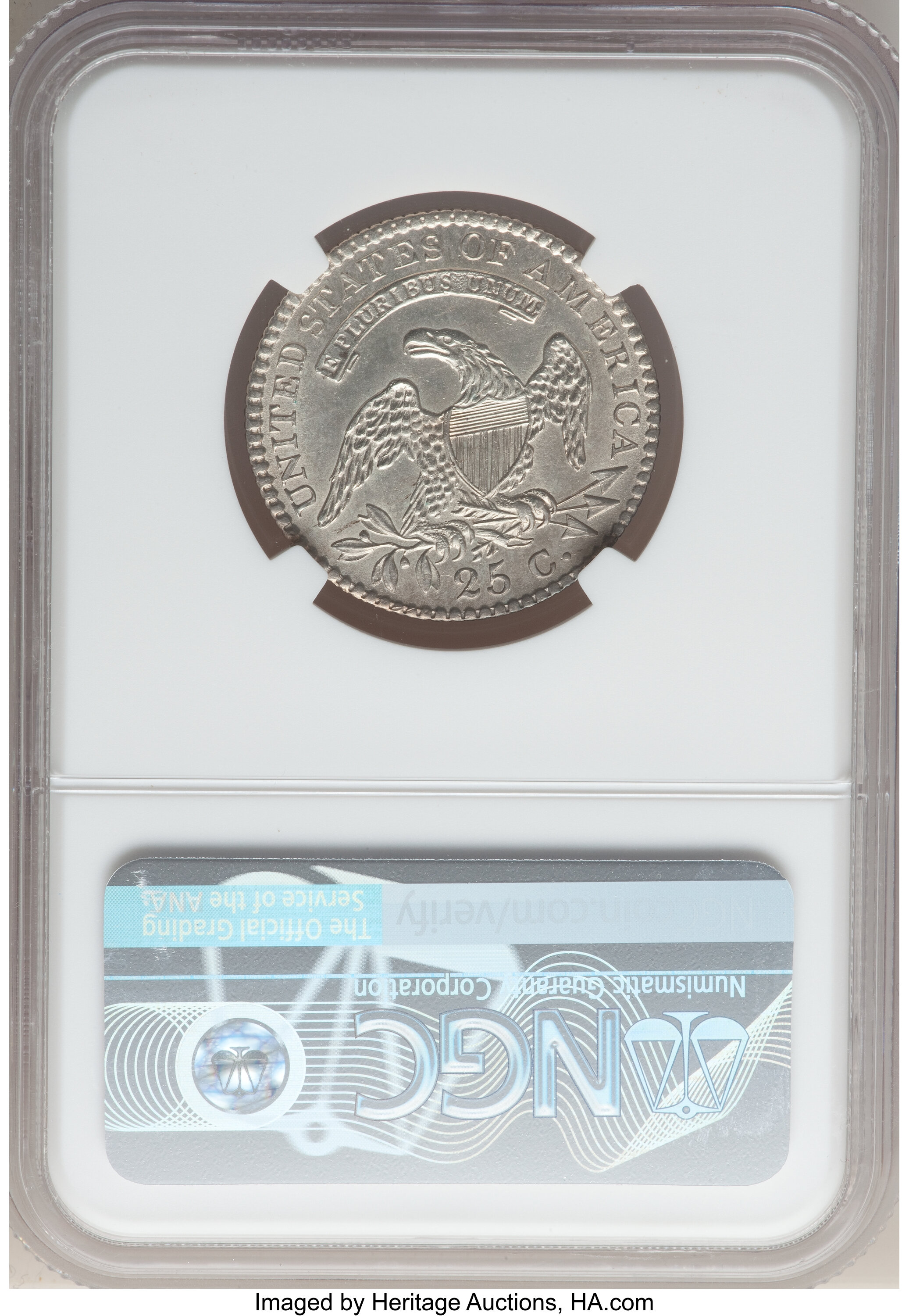 1818/5 25c MS63 CAC thumbnail 4