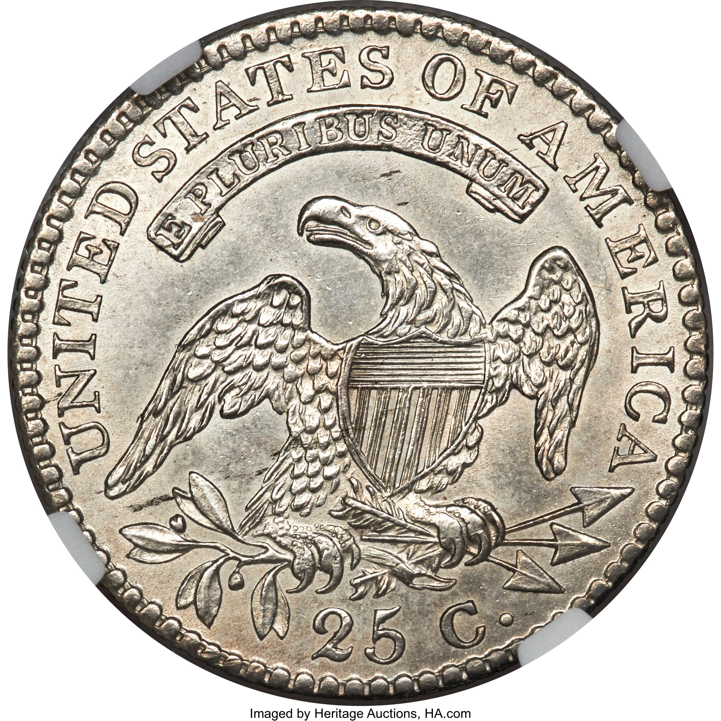 1818/5 25c MS63 CAC thumbnail 5