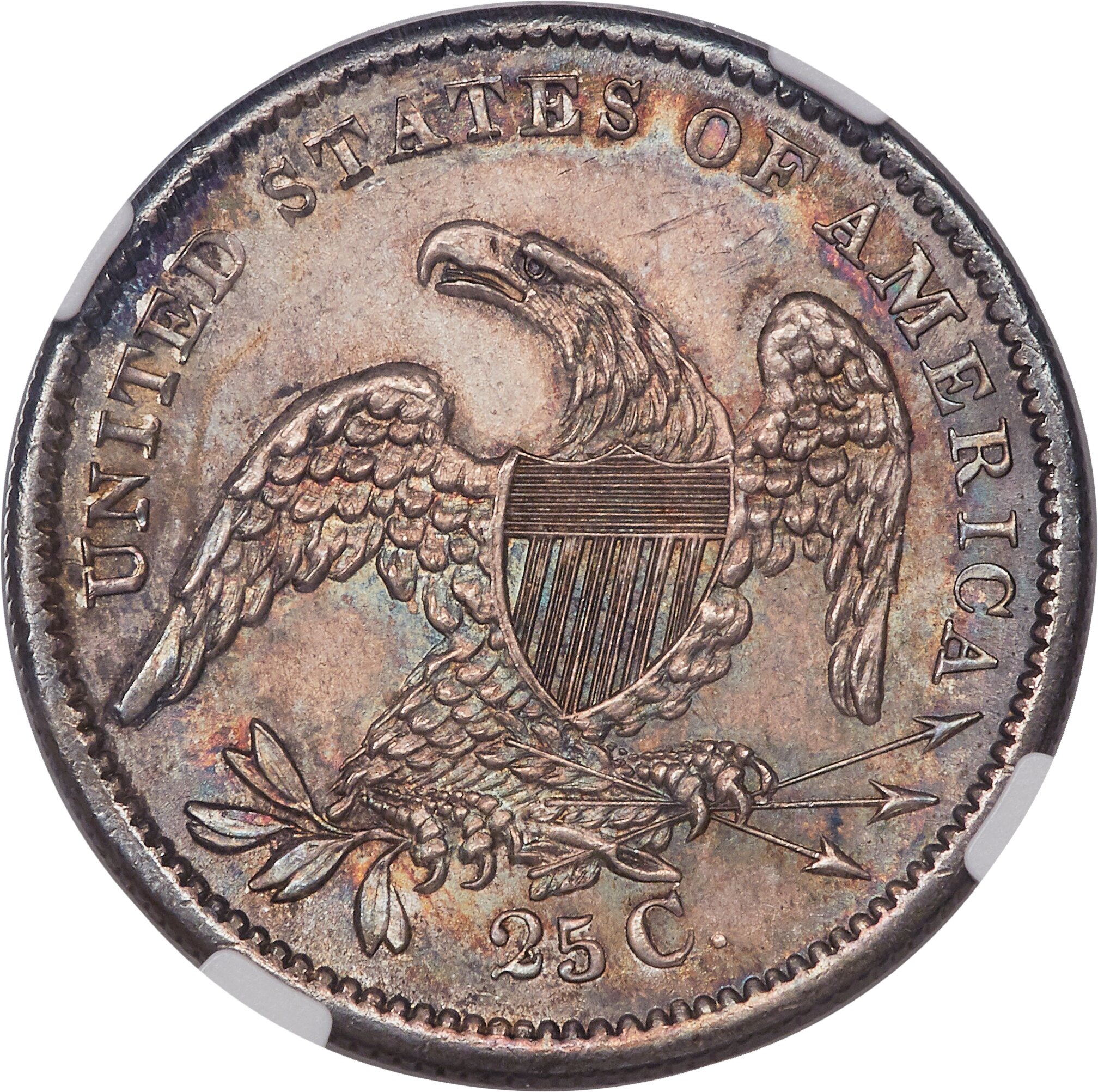 1834 25c B-2 VF20 CAC thumbnail 22