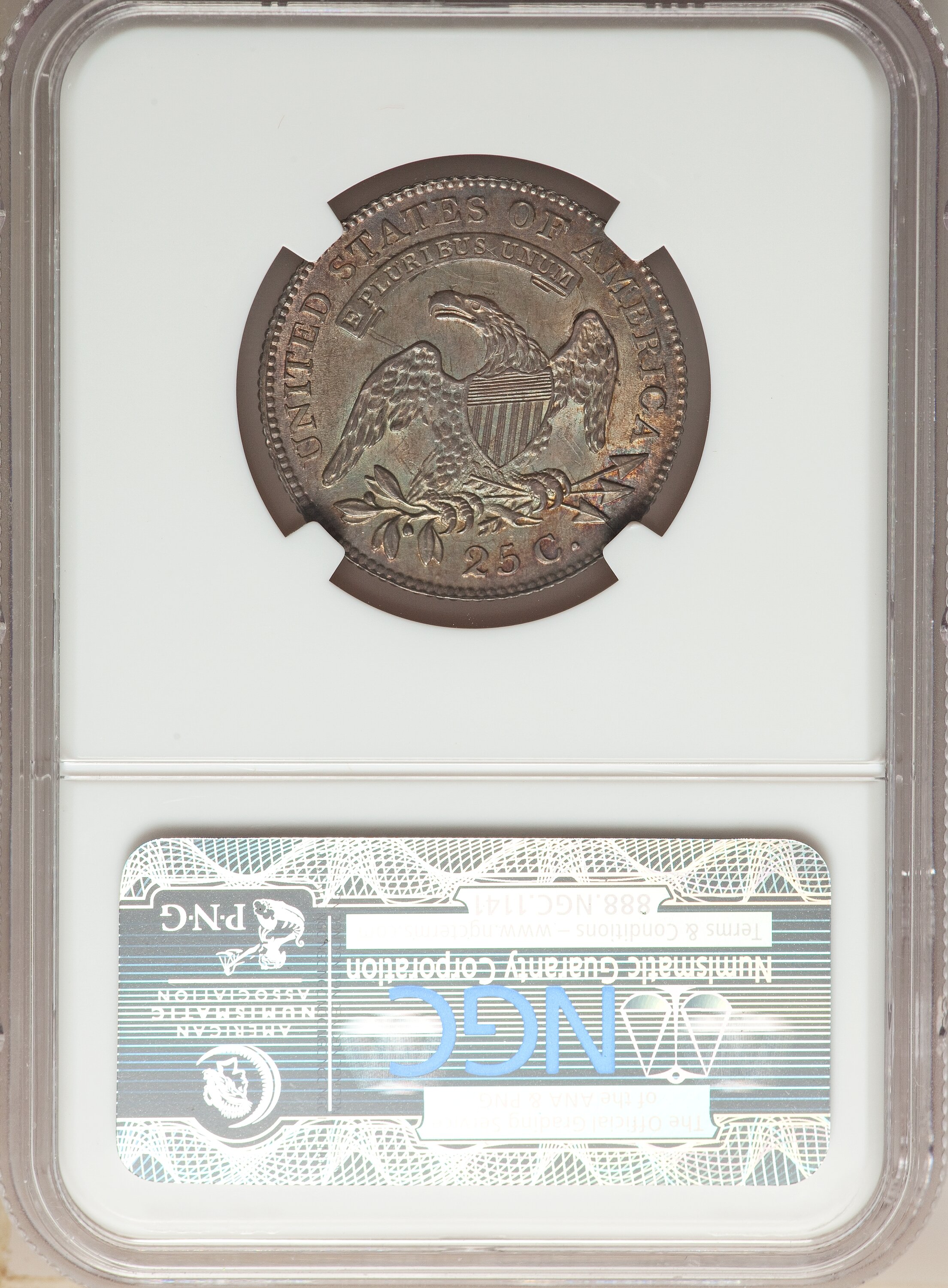 1818 25c B-2 MS64 thumbnail 6