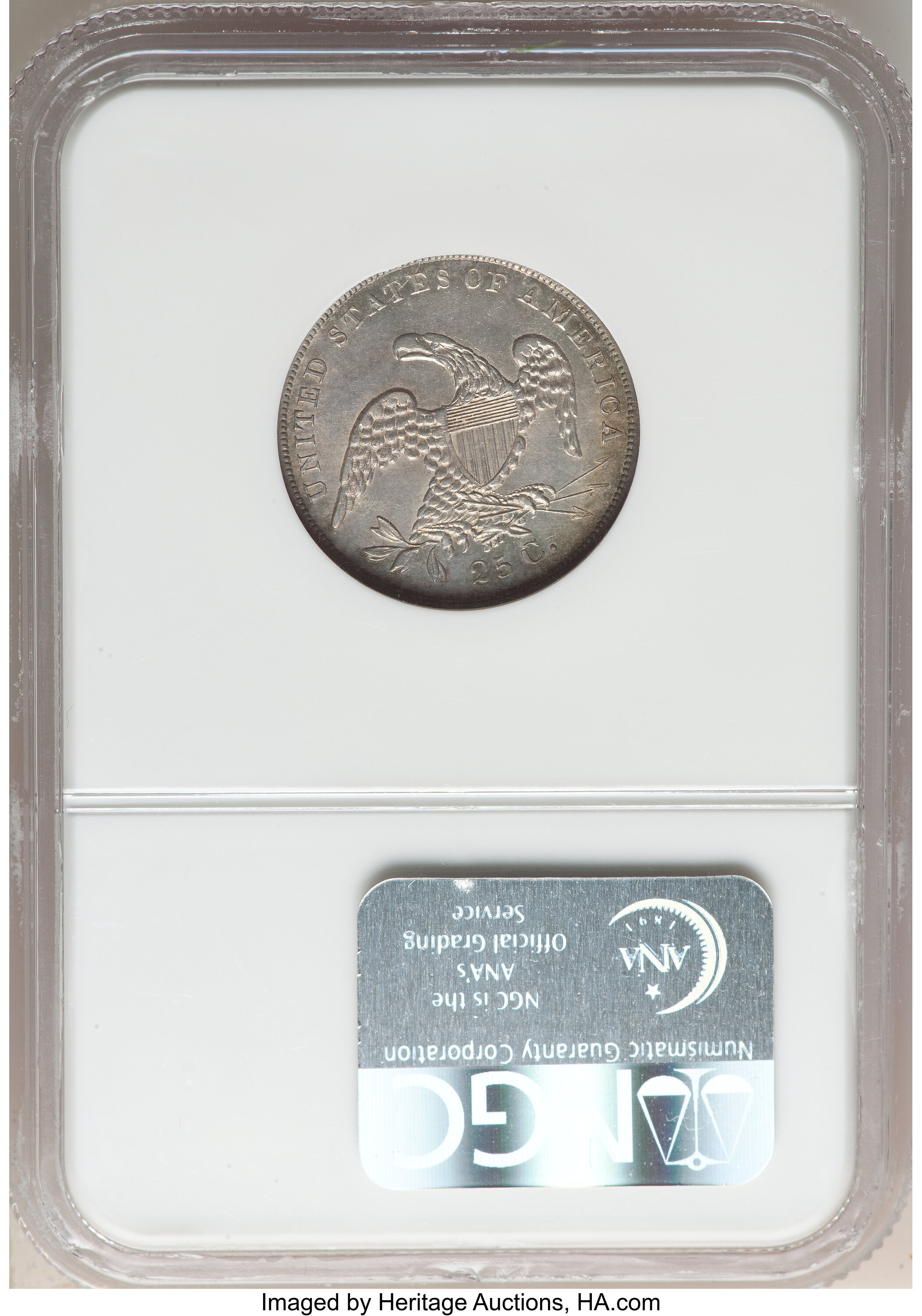 1837 25c B-4 MS60 thumbnail 2