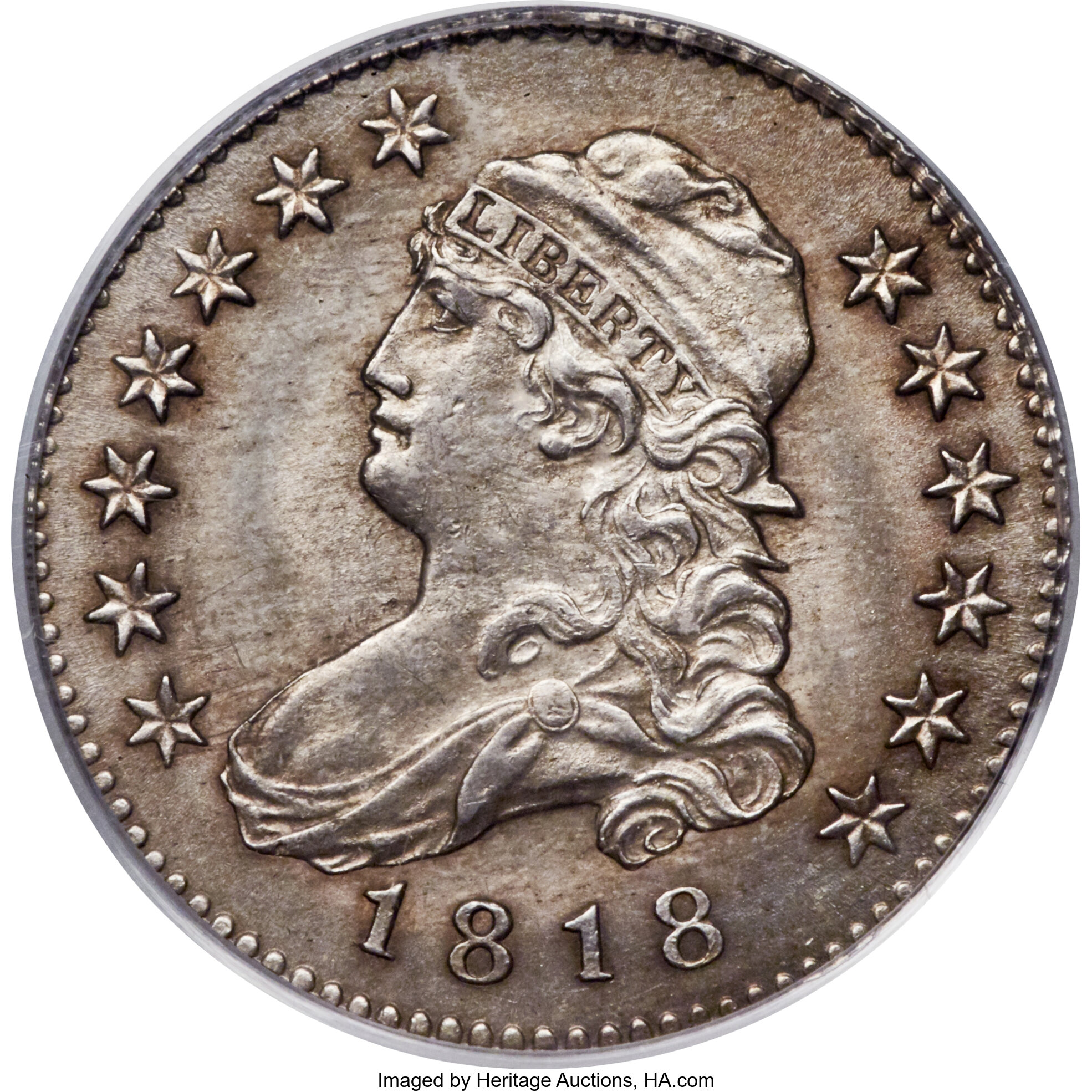 1818/5 25C B-3, R.3, MS64 PCGS. ...