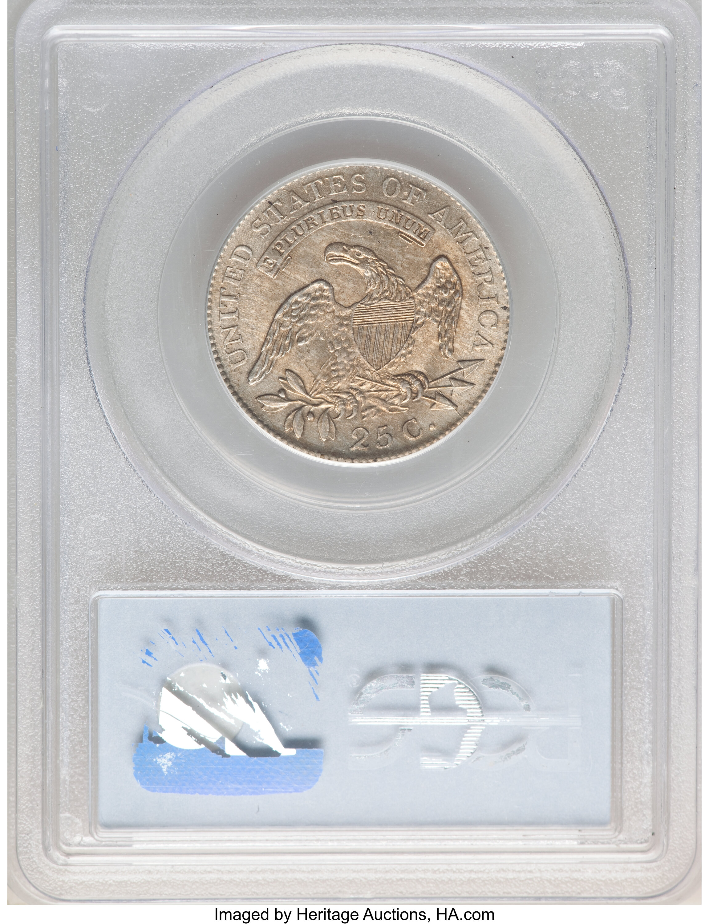 1818/5 25c Overdate, B-3 MS64 thumbnail 7