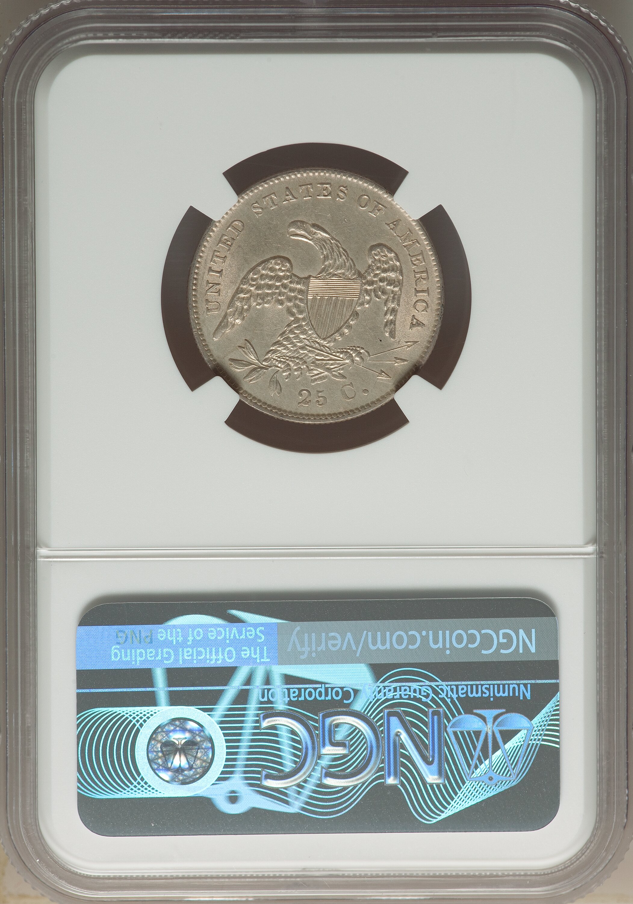 1832 25c MS61 thumbnail 2