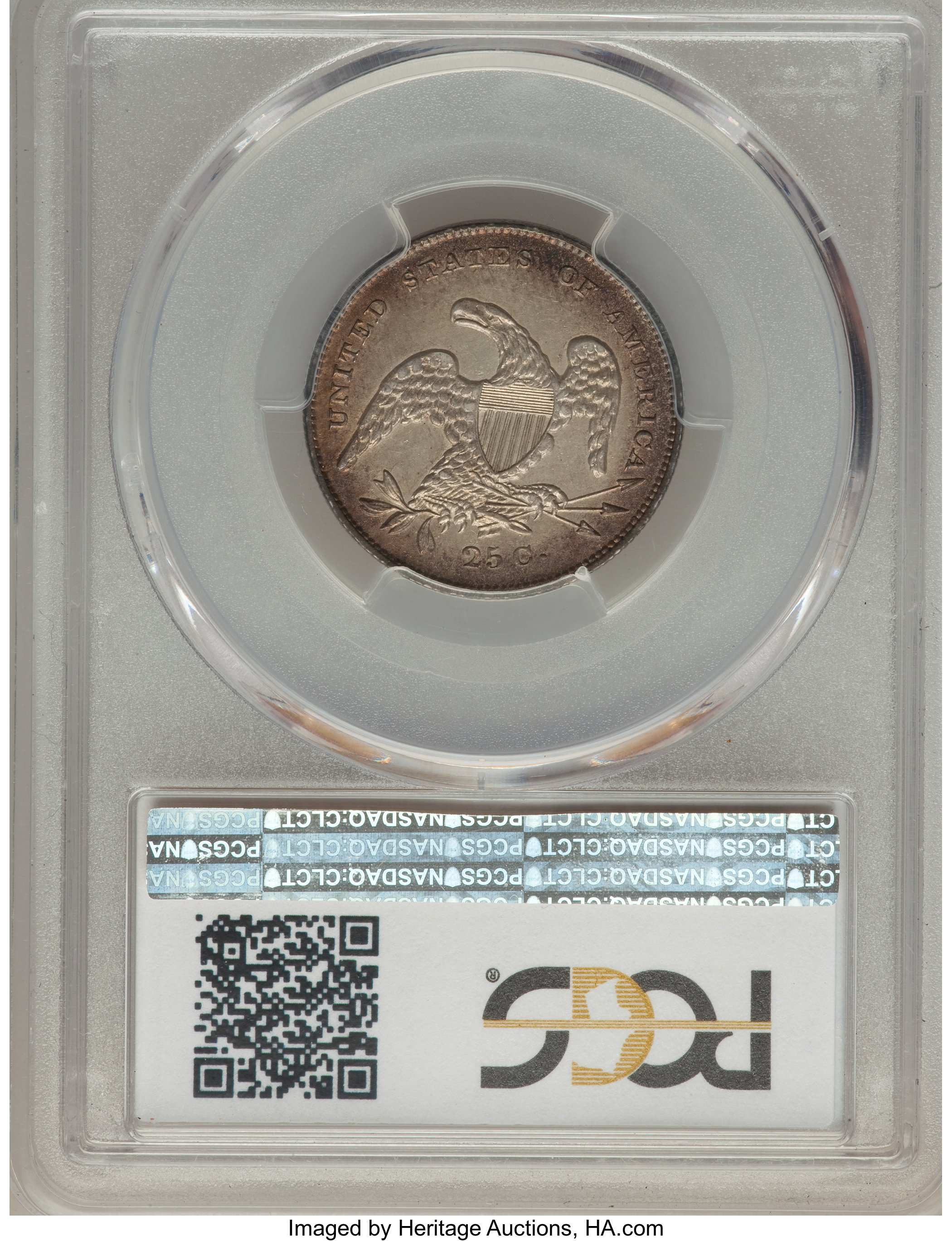 1831 25c Small Letters, B-4 XF40 thumbnail 25