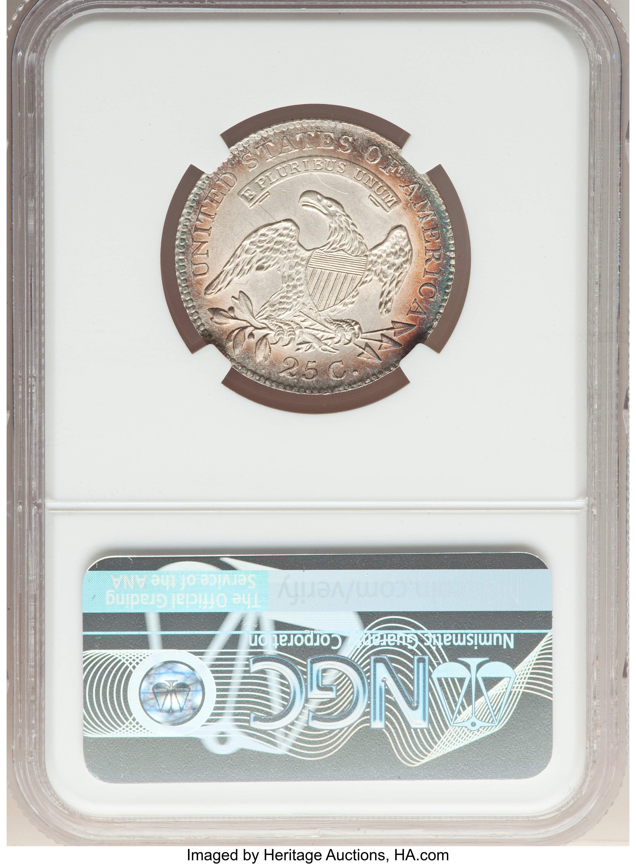 1818 25c B-2 MS64 thumbnail 2