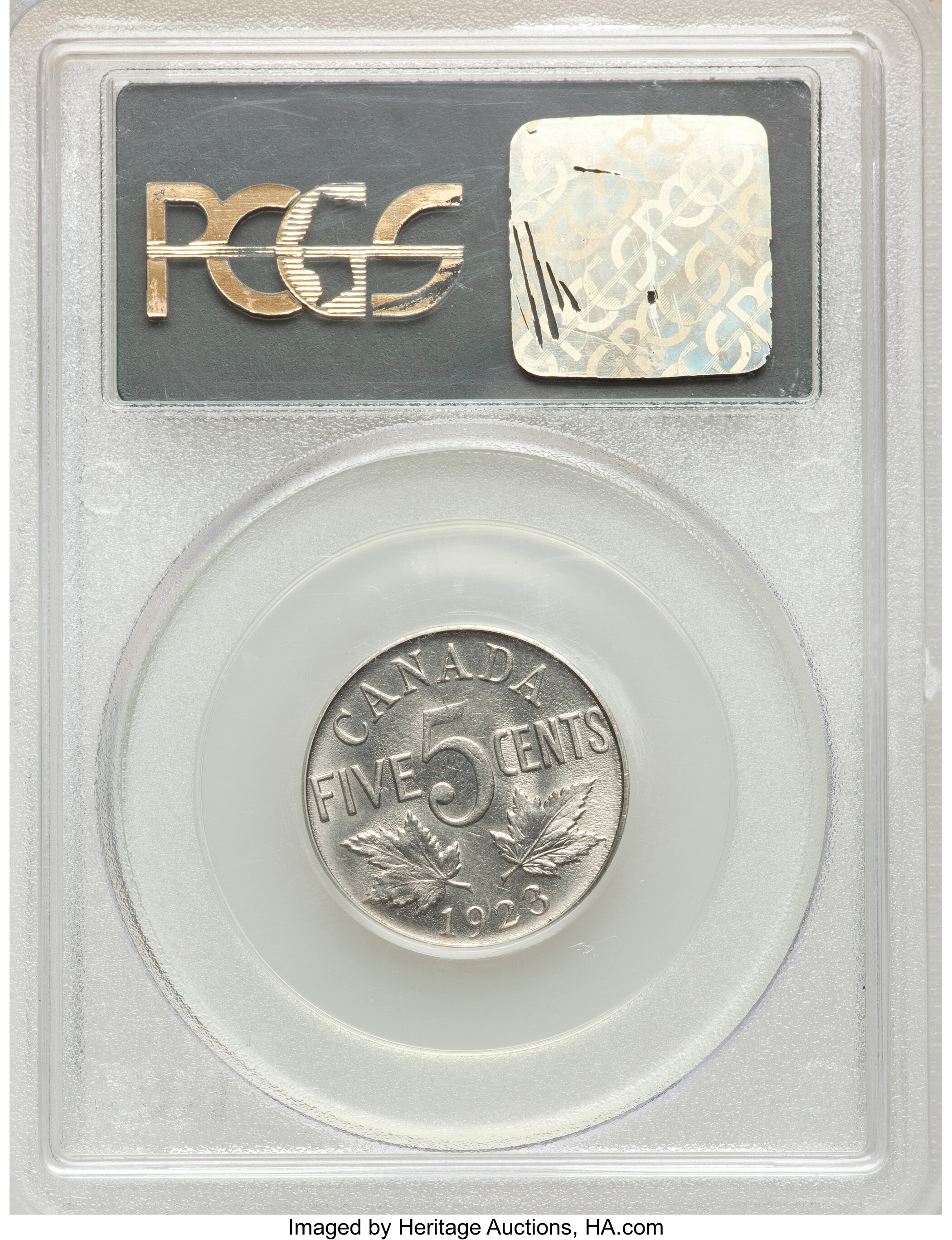 1923 5c MS64 thumbnail 2