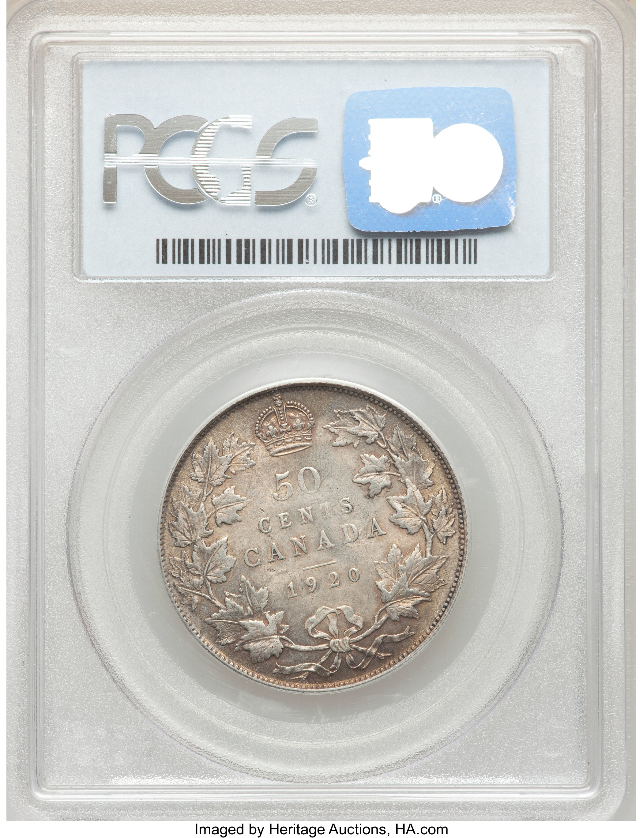 George V 50c 1911-1936 [Type] MS62 thumbnail 2