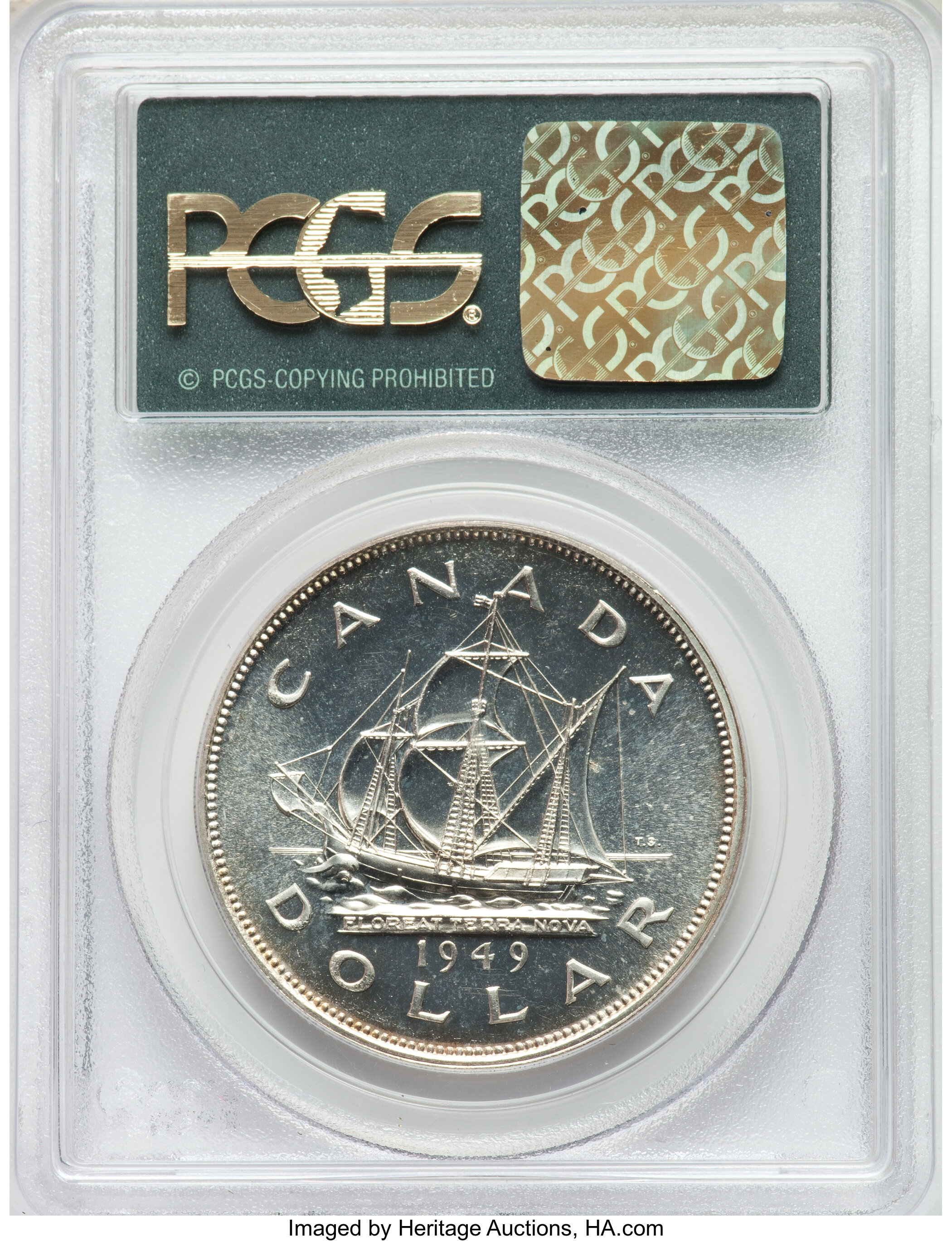 1949 S$1  Newfoundland PL MS64 thumbnail 8