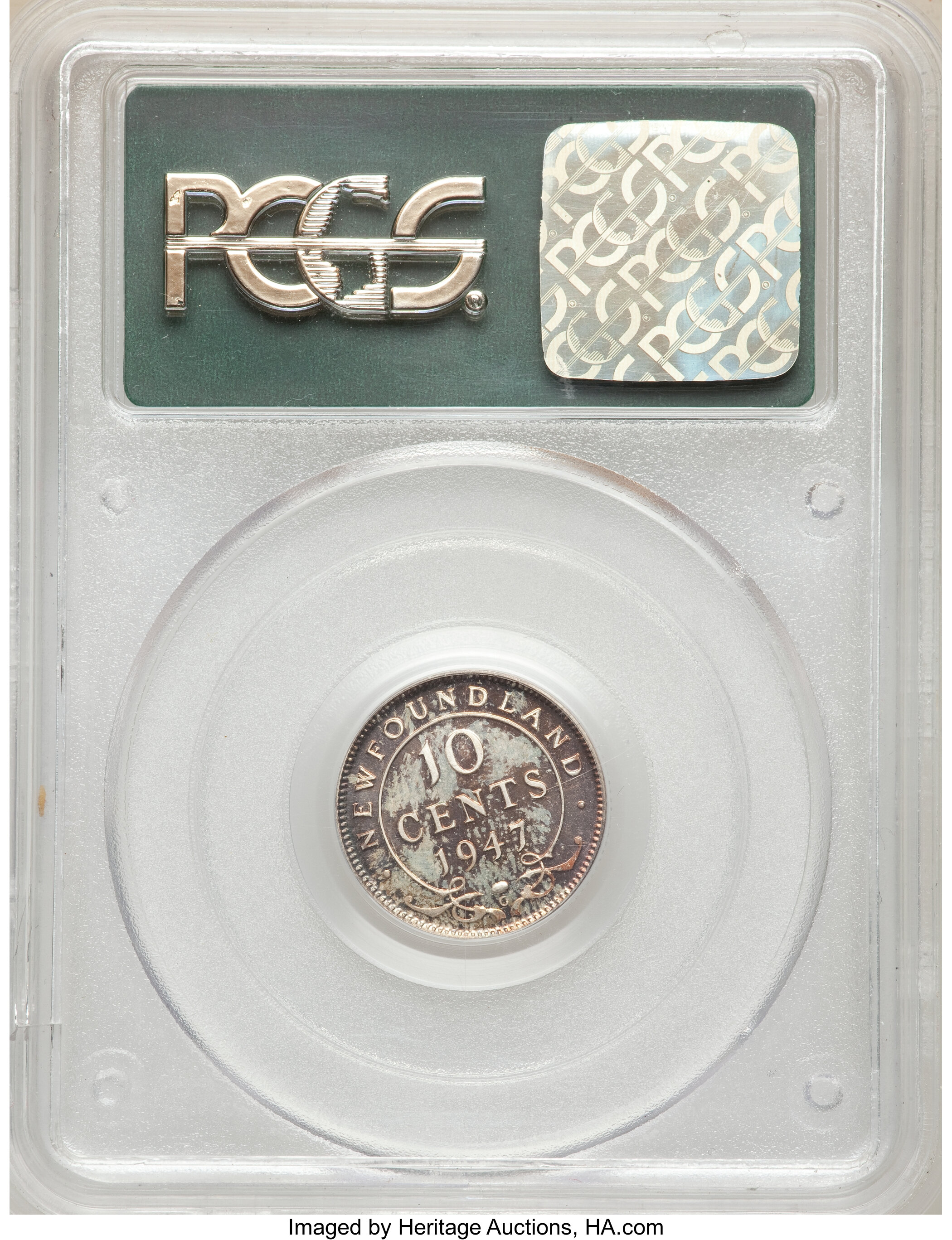 1947-C  10c Newfoundland AU50 thumbnail 4