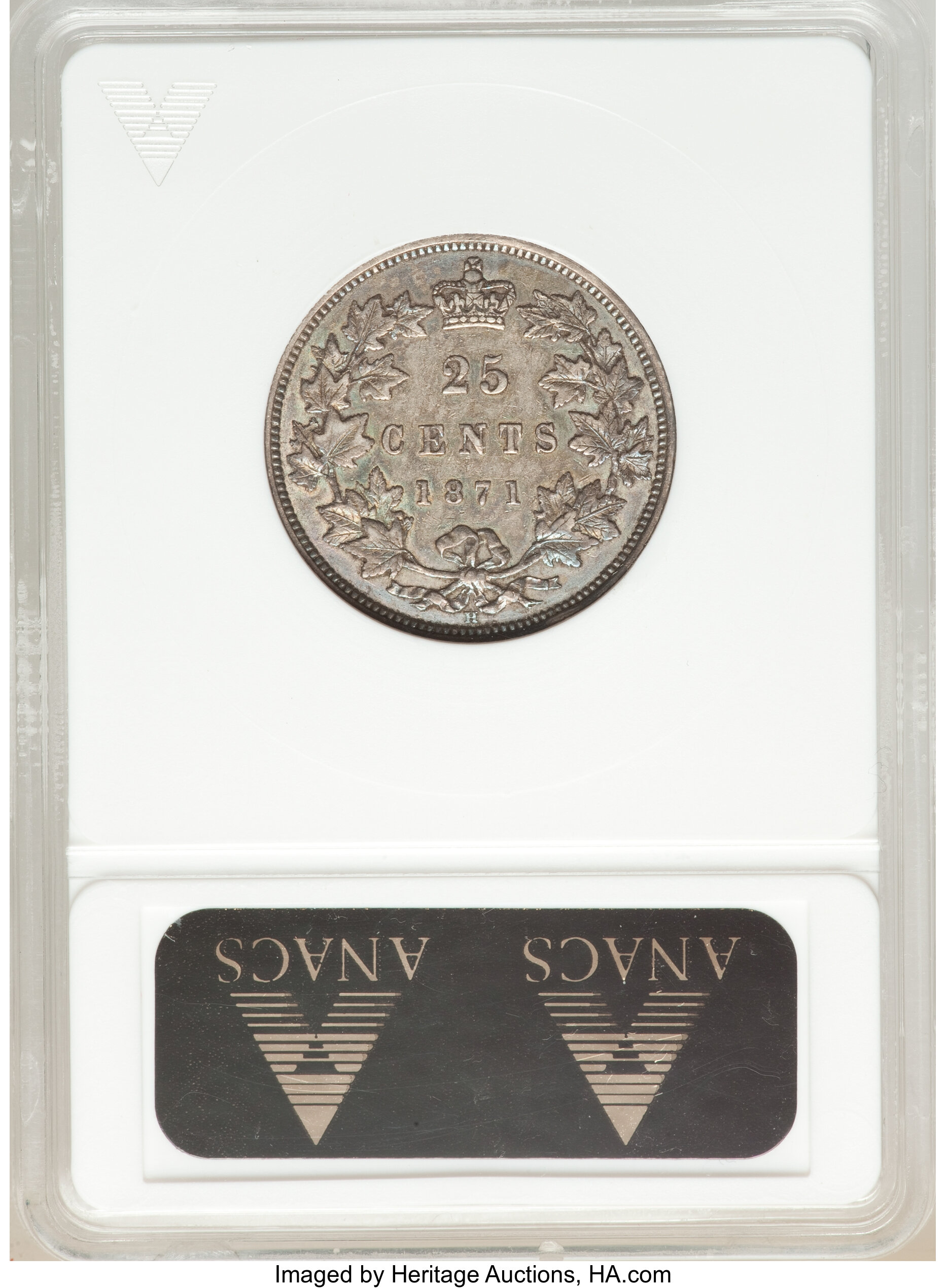 1871-H 25c Obverse 2 G4 thumbnail 2
