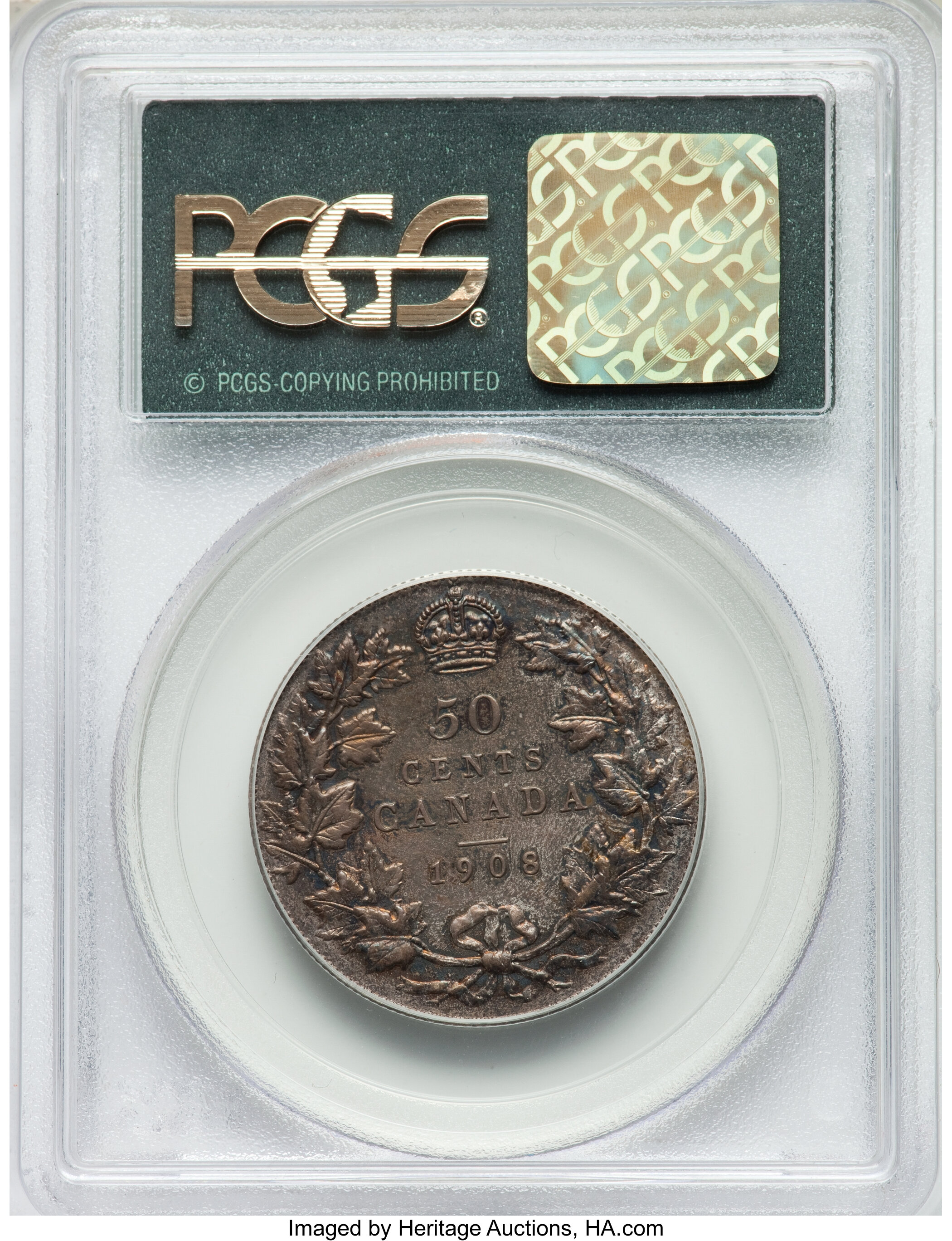 1908 50c MS60 thumbnail 2