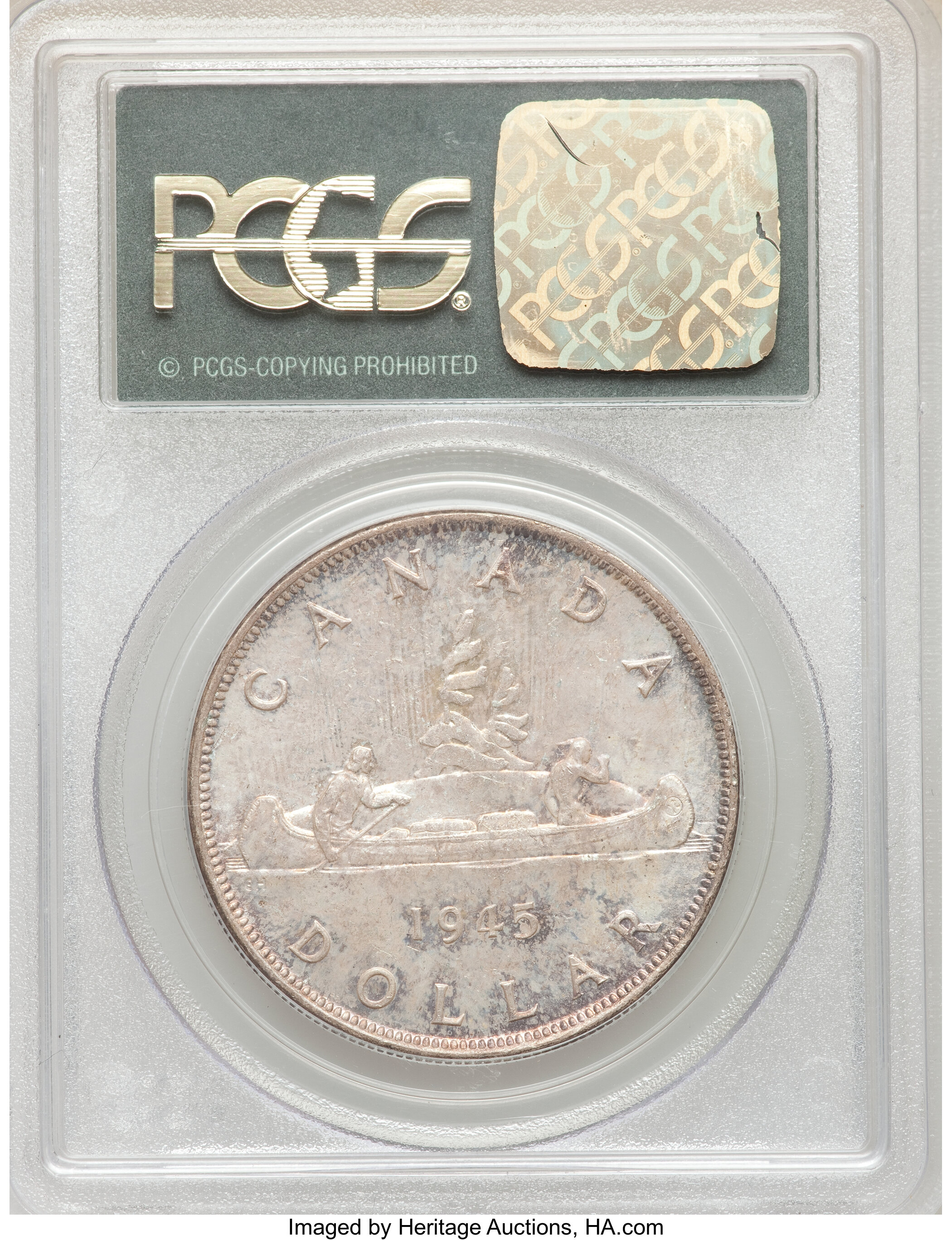 1945 S$1 MS (KM-37) MS64 thumbnail 2