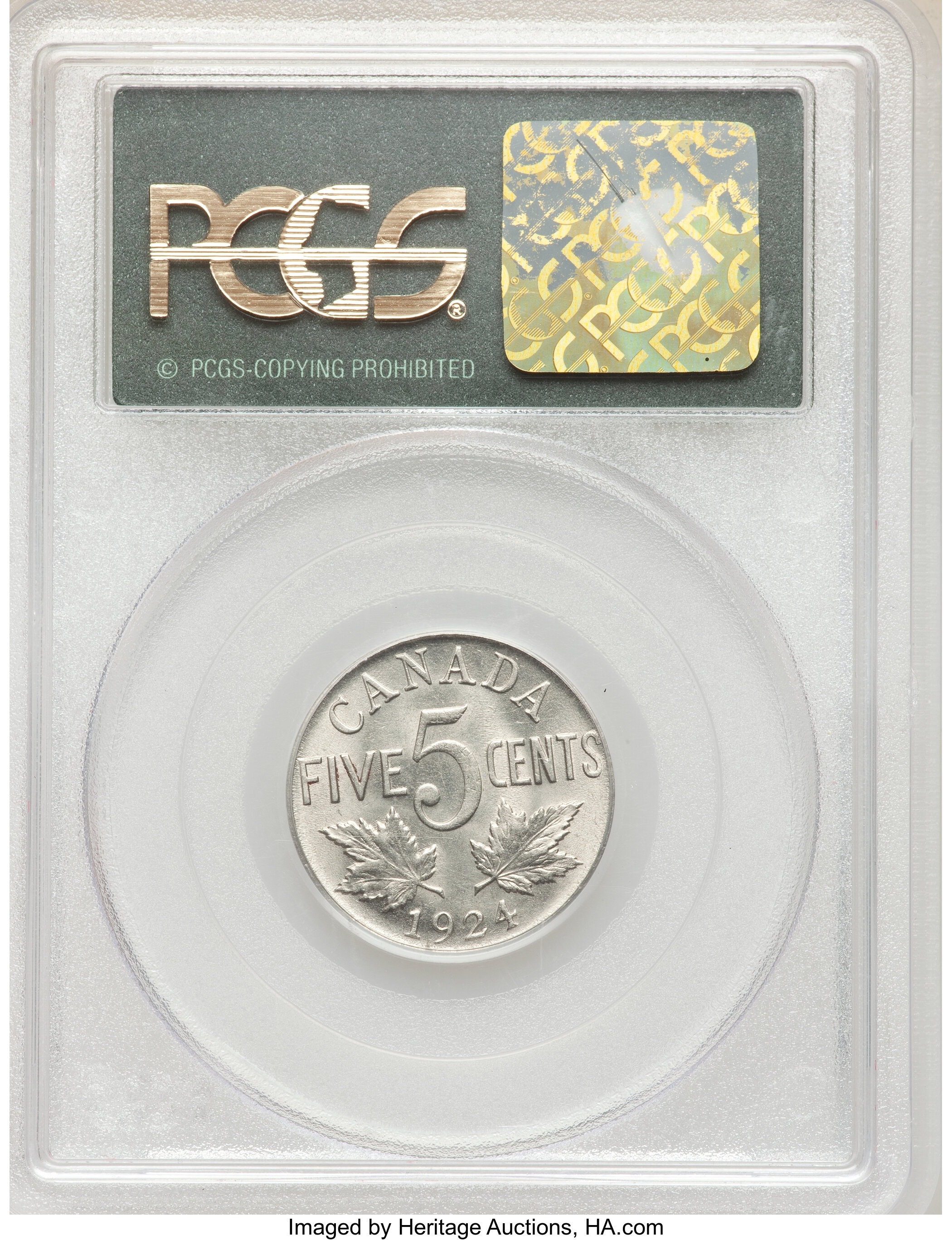 1924 5c VF20 thumbnail 4