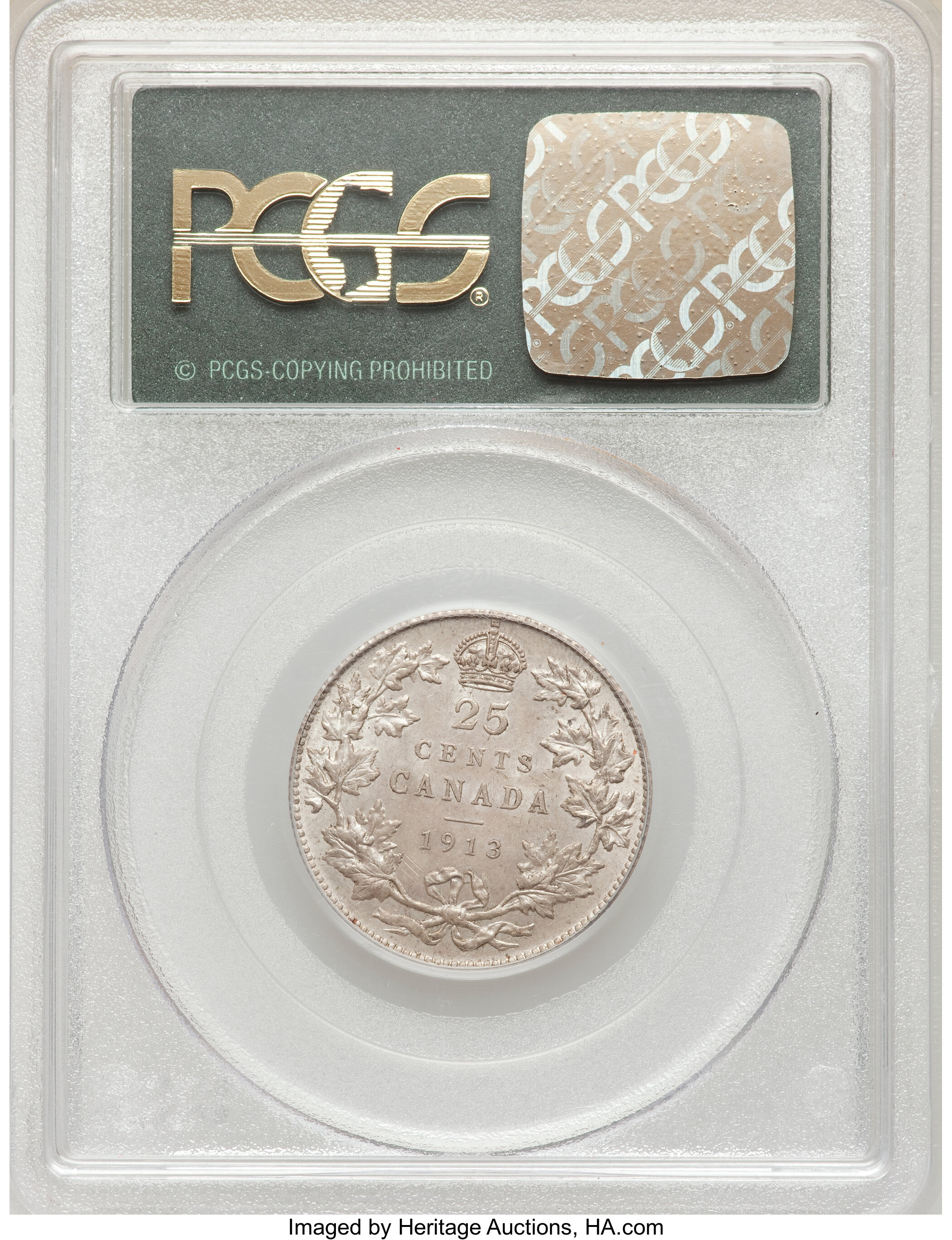 1913 25c VF25 thumbnail 2