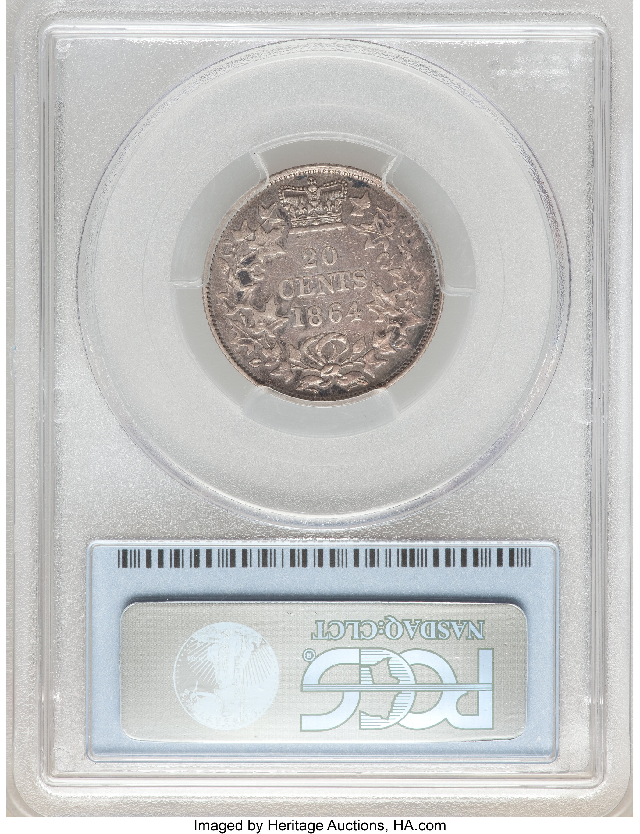 1864 20c New Brunswick VF30 thumbnail 8