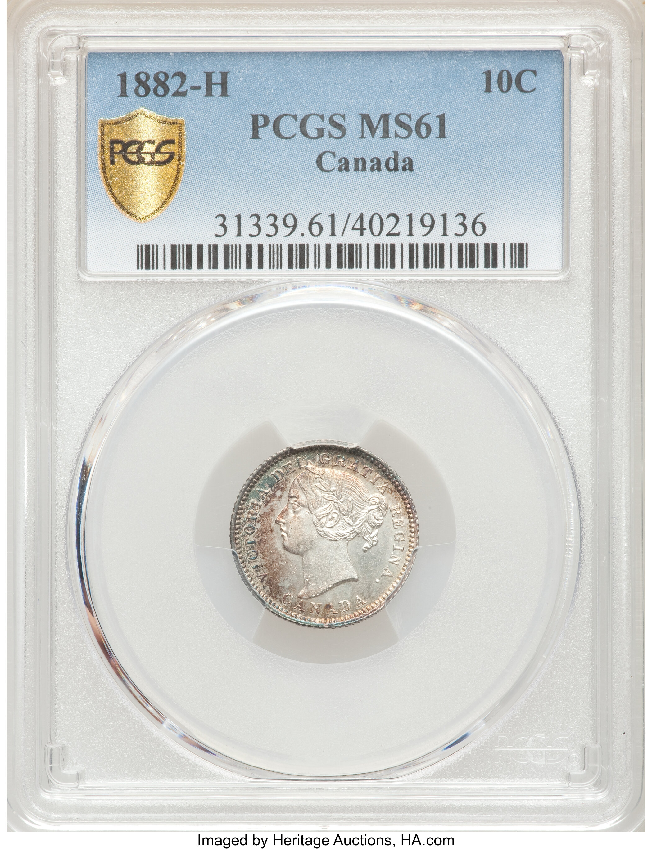 Victoria 10c 1870-1901 [Type] MS60 thumbnail 2