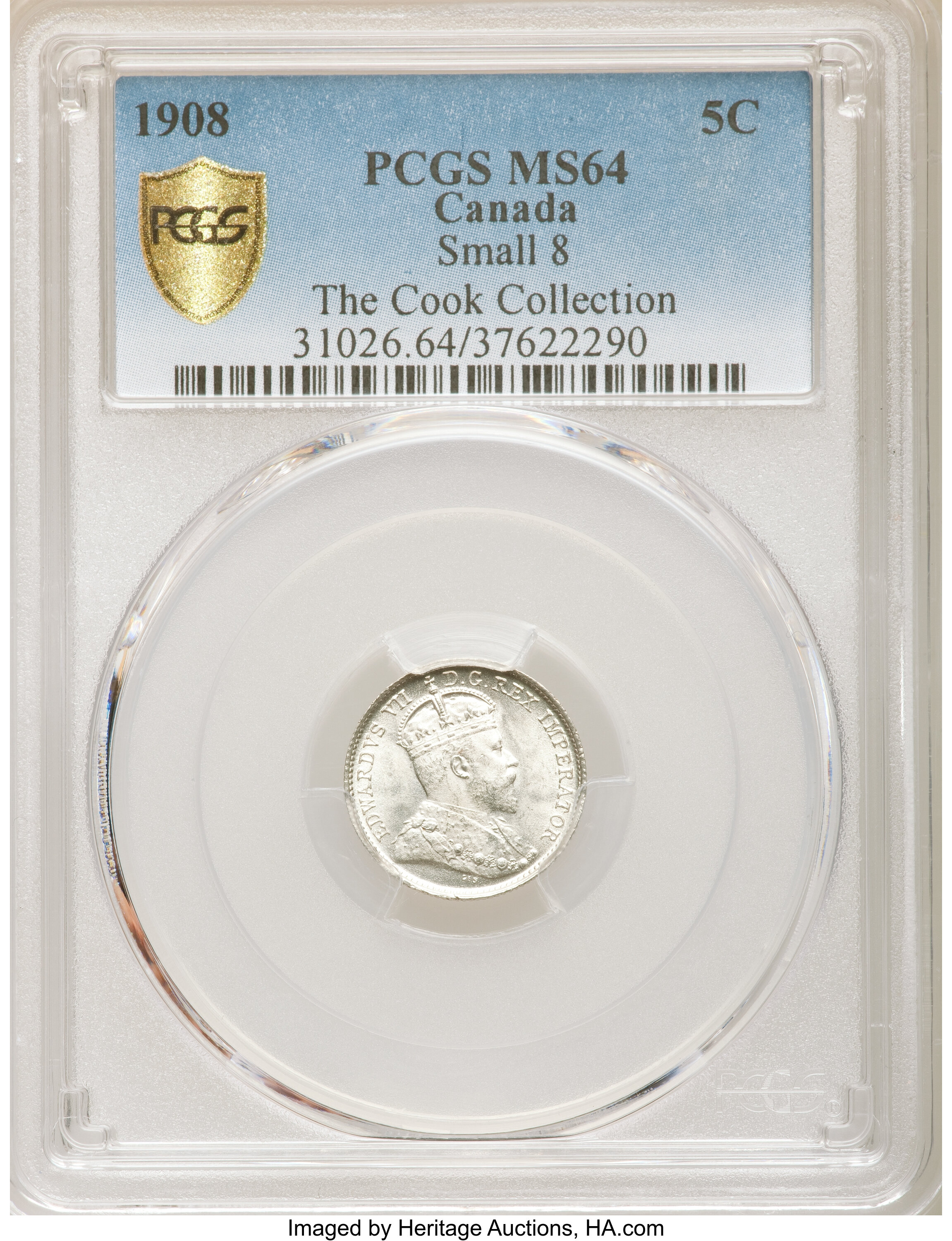 1908 5c Small 8 XF40 thumbnail 16