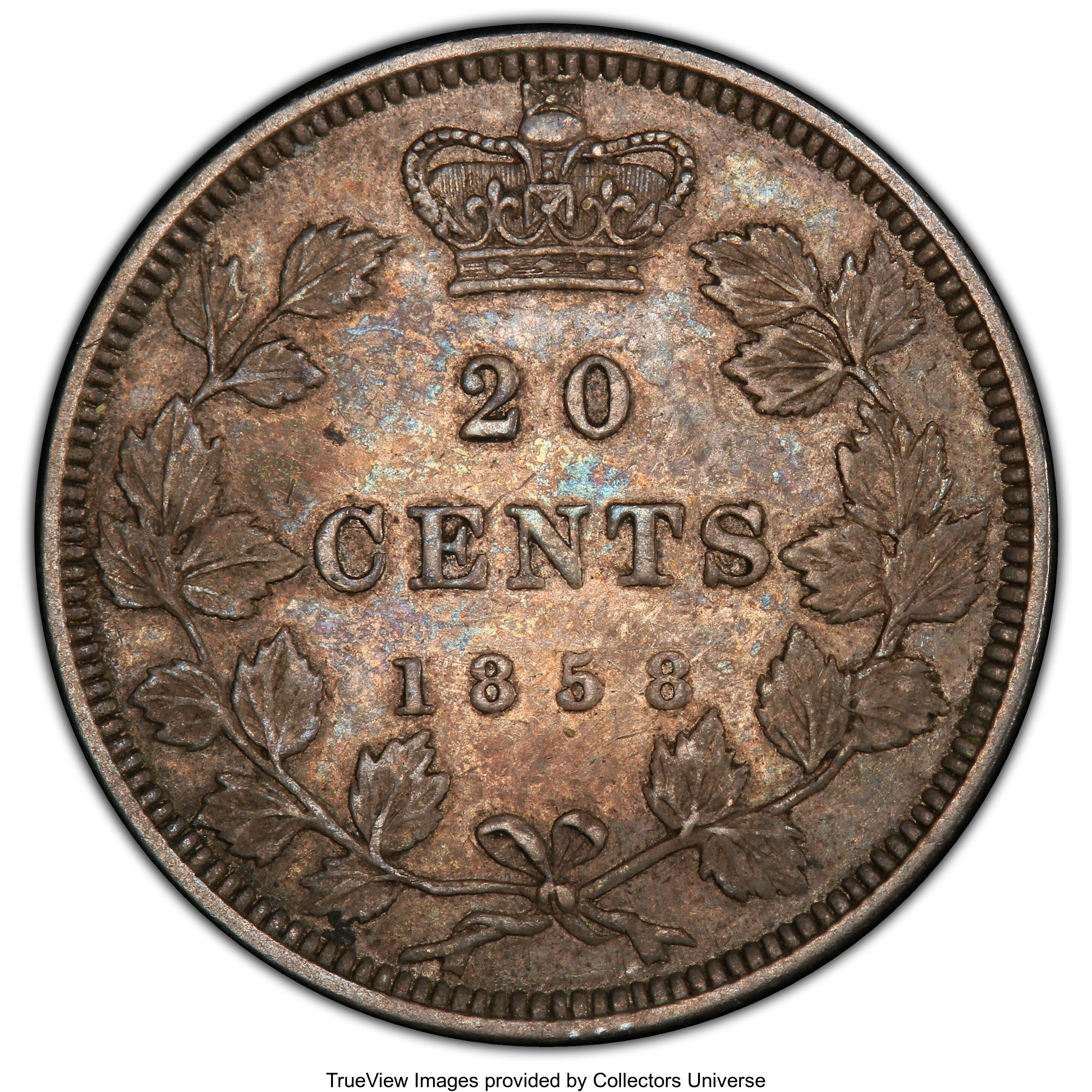 1858 20c Province of Canada, Coin Turn ↑↓ VG10 thumbnail 23