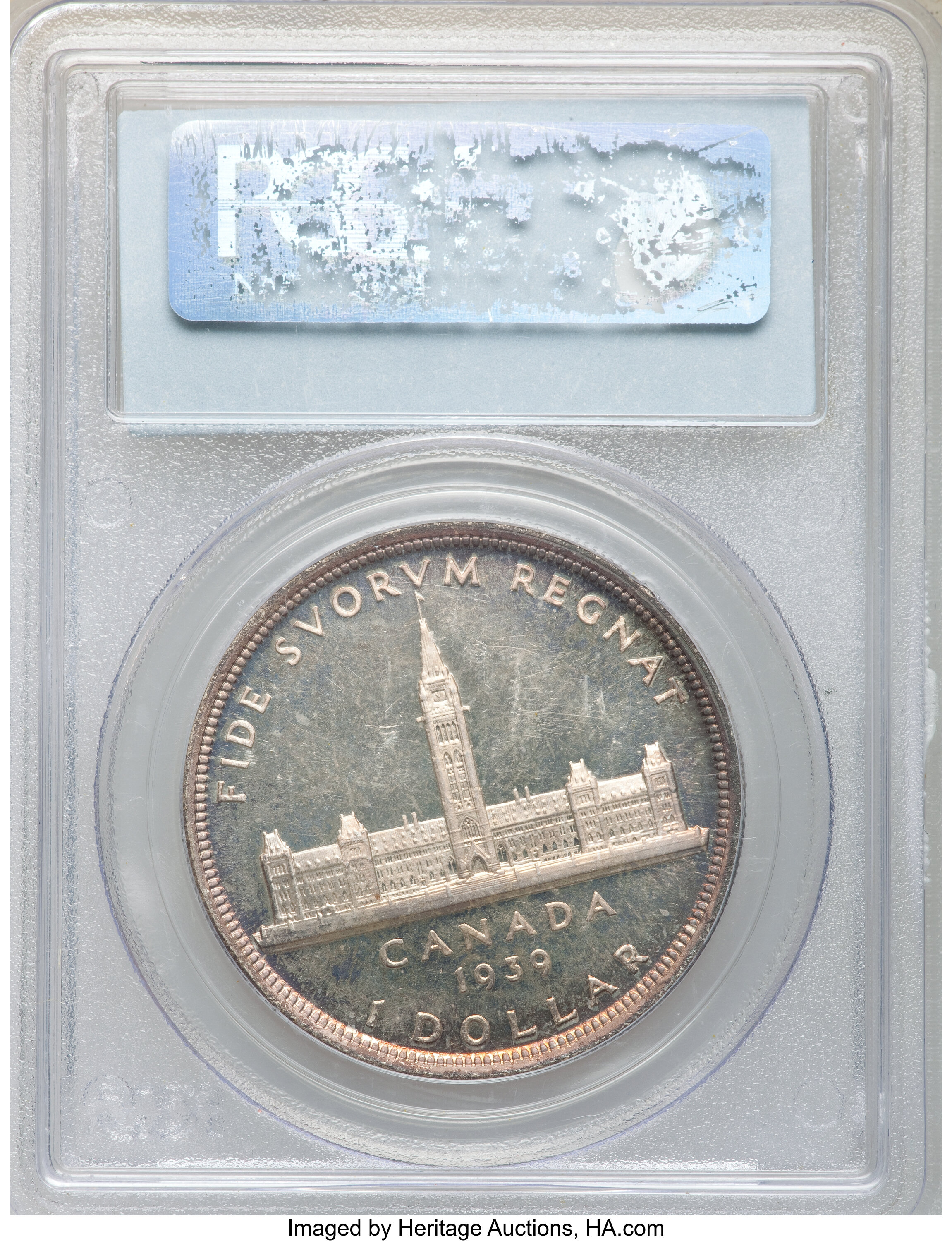 1939 S$1  Royal Visit , Mirror MS60 thumbnail 8