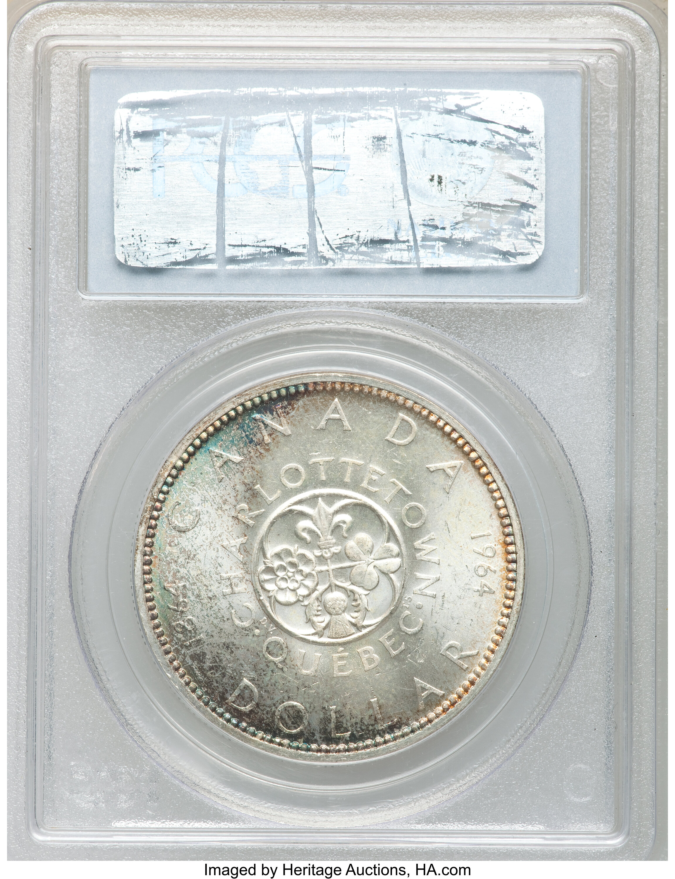 1964 S$1 Dot AU58 thumbnail 10