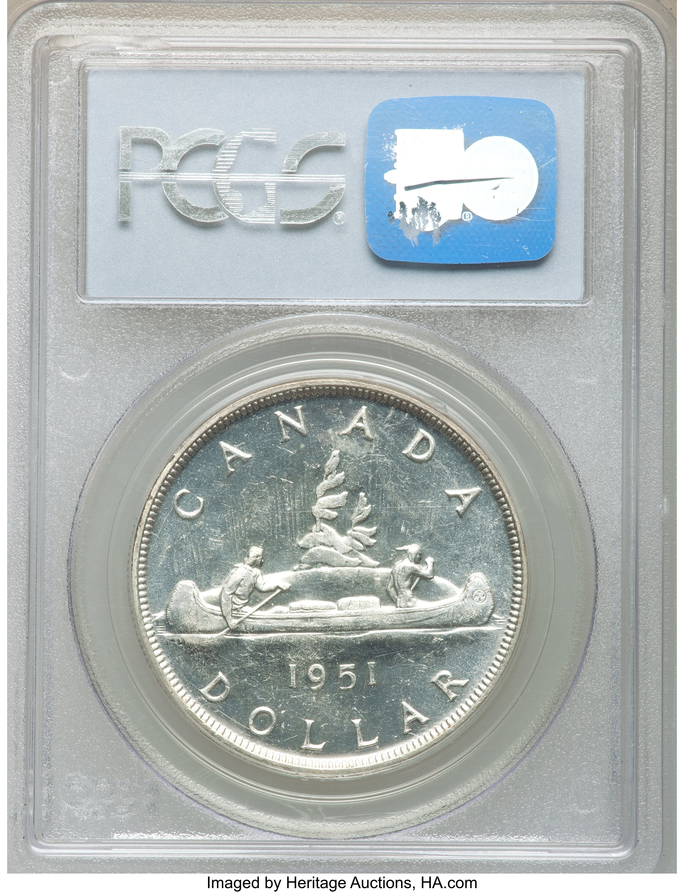 1951 S$1 Arnprior MS (KM-37) MS61 thumbnail 9