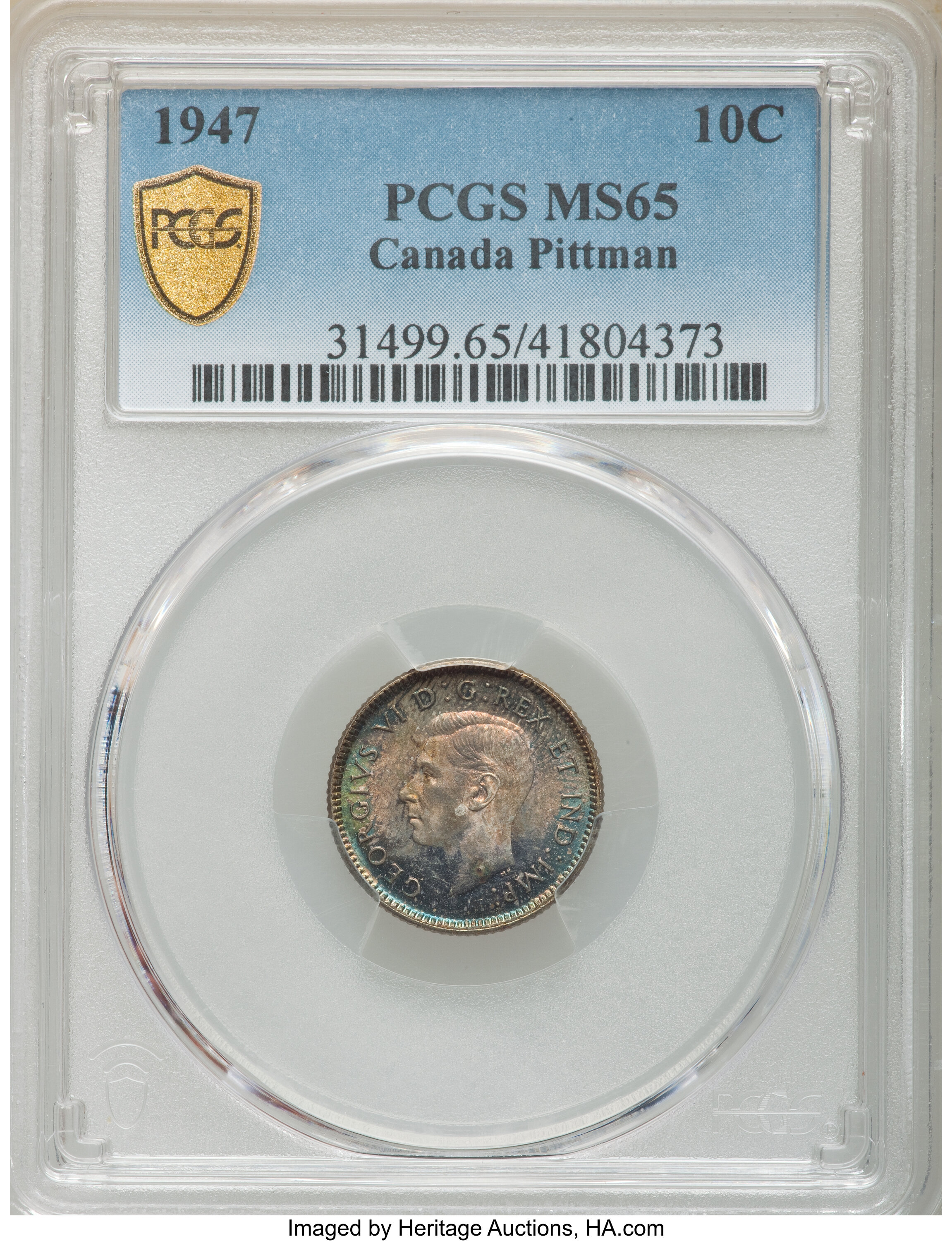1947 10c Bluenose VF25 thumbnail 11