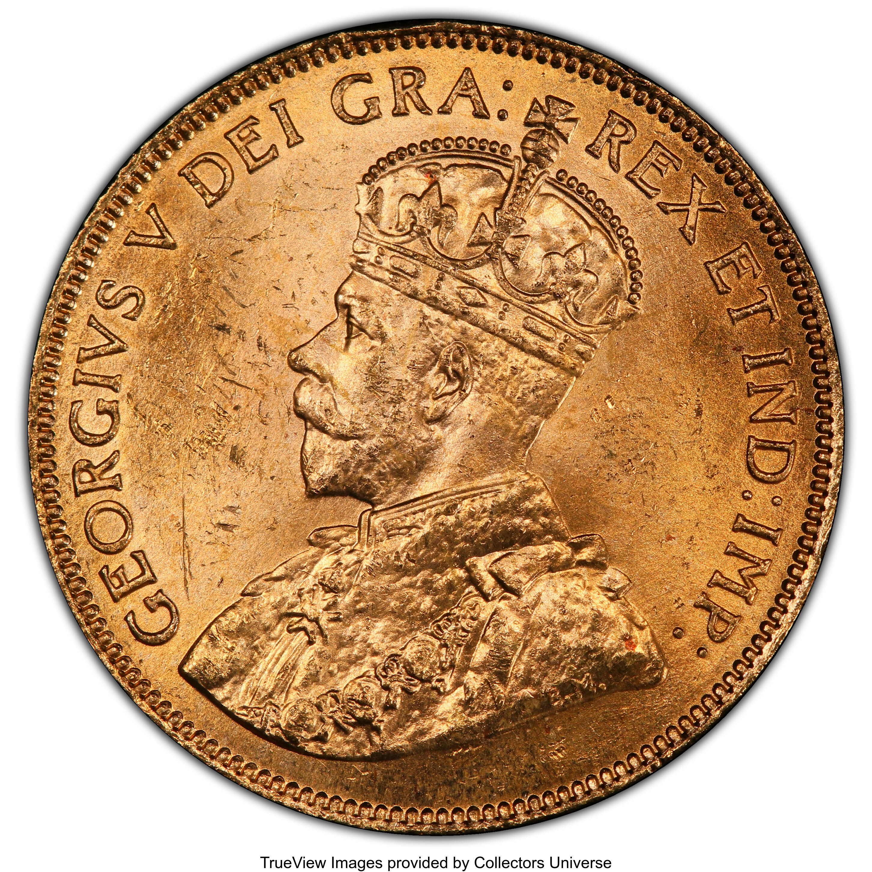 Canada: George V gold 10 Dollars 1913 MS63 PCGS,...
