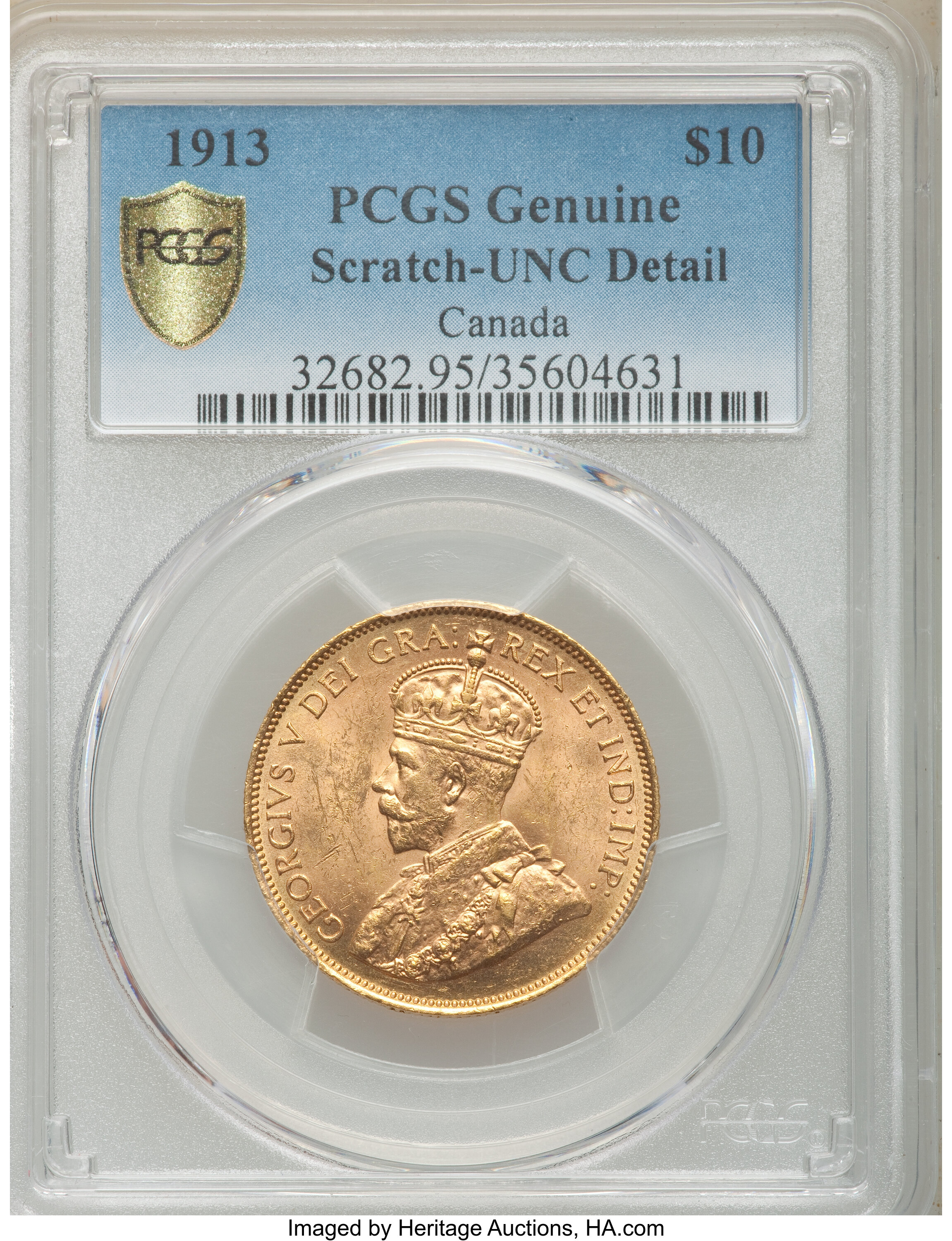 1913 G$10 VF20 thumbnail 2