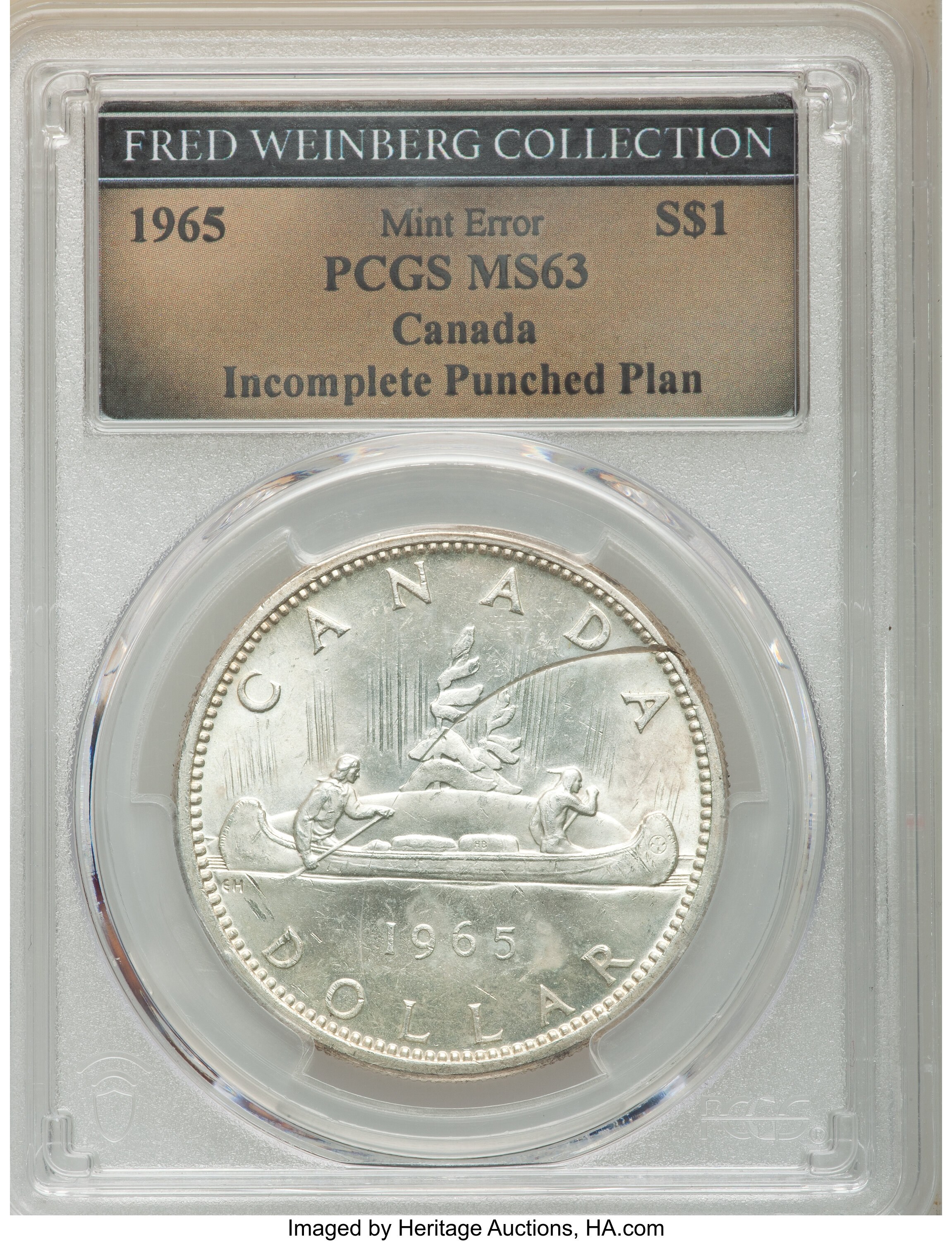 1965 S$1 Type 1 VG10 thumbnail 4