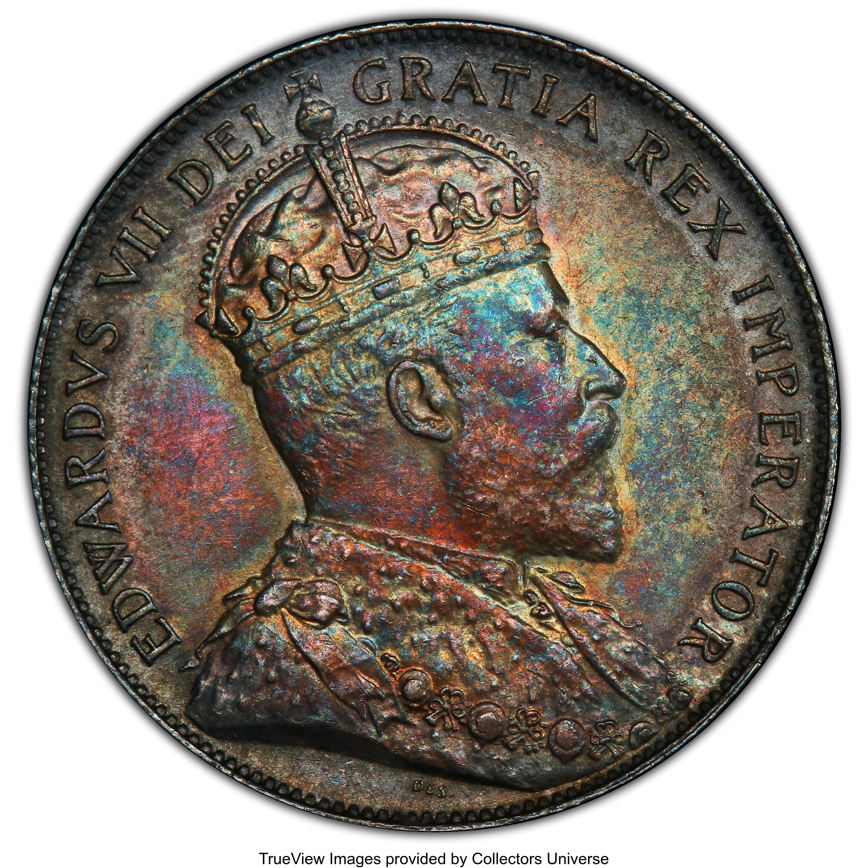 Canada: Edward VII 50 Cents 1902 MS62 PCGS,...