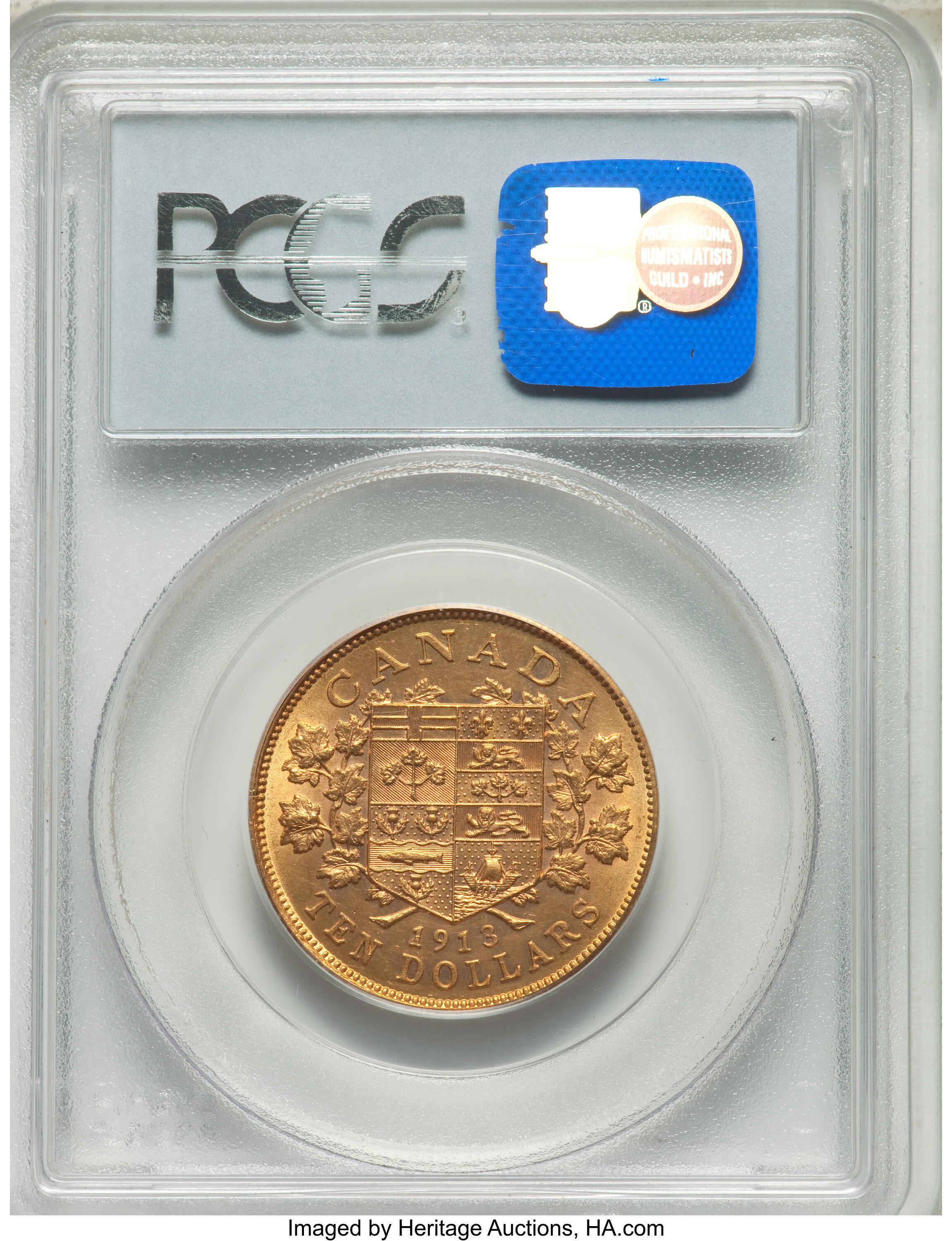 1913 G$10 MS62 thumbnail 13