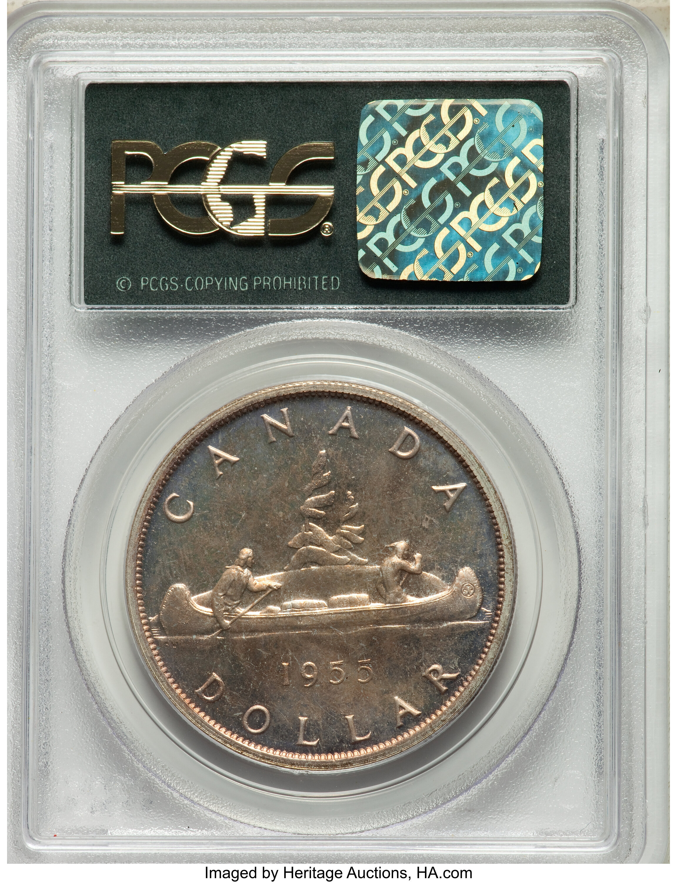 1955 S$1  Arnprior PL MS64 thumbnail 2