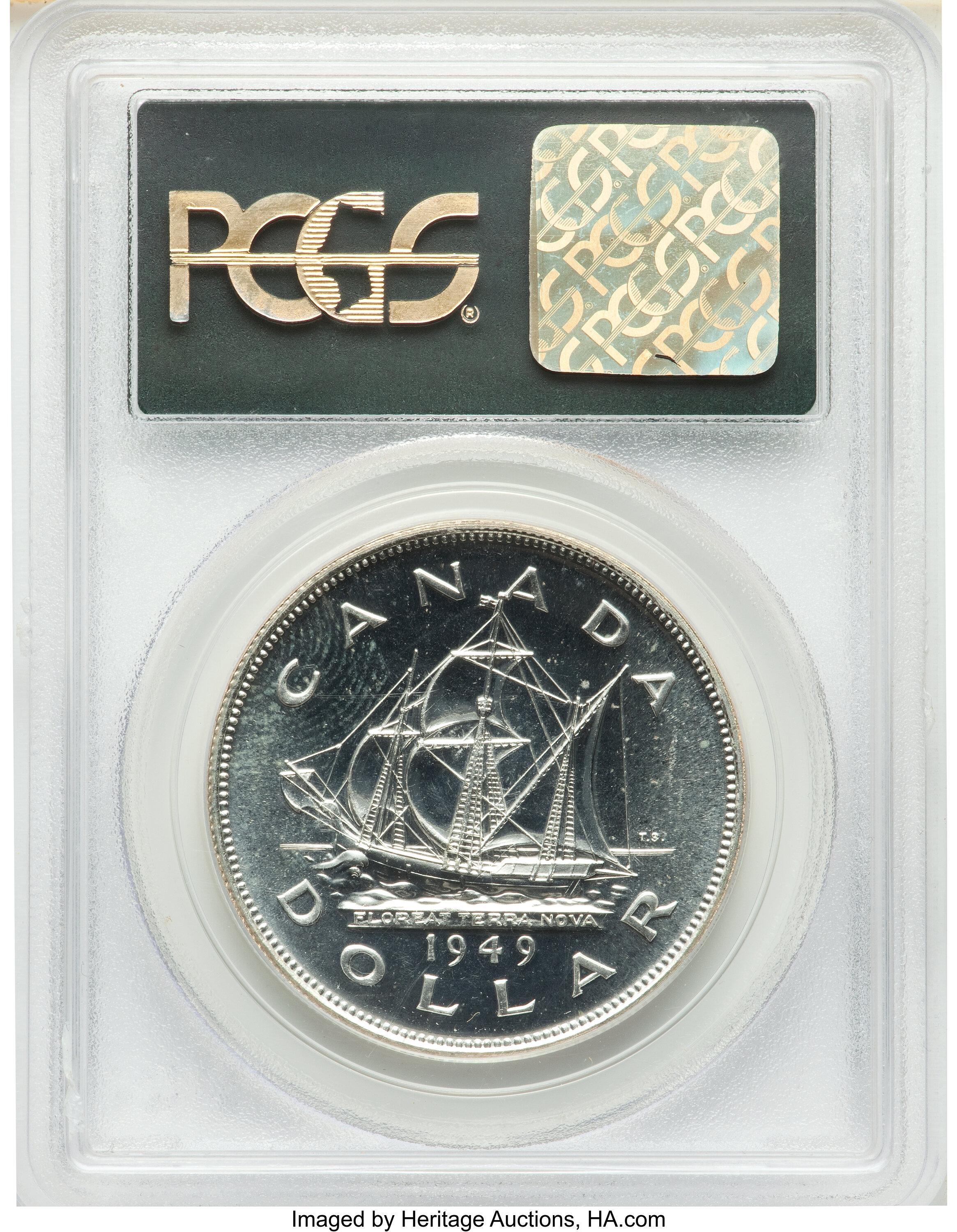 1949 S$1  Newfoundland PL MS64 thumbnail 2