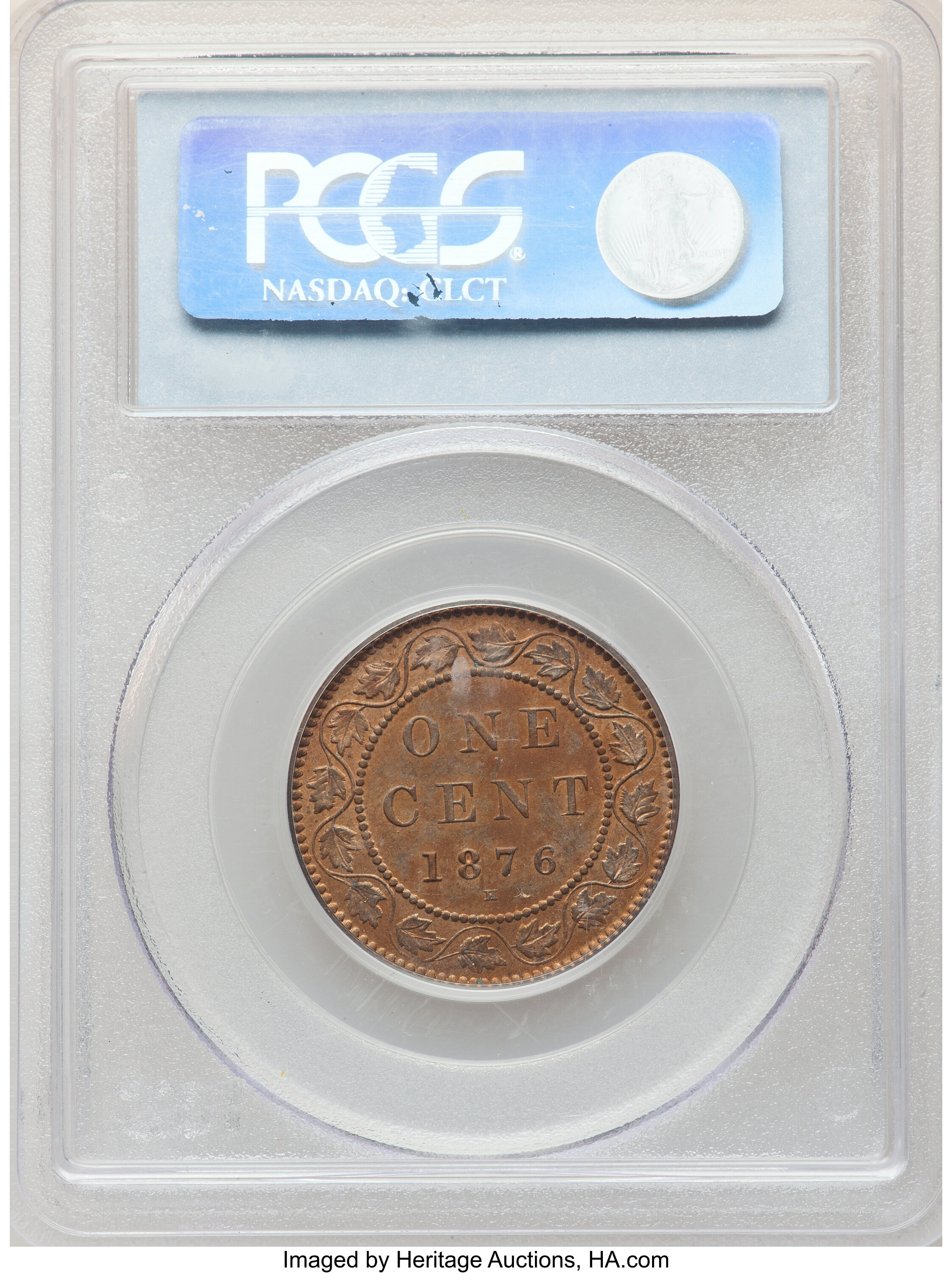 1876-H 1c MS RB MS63 RB thumbnail 4
