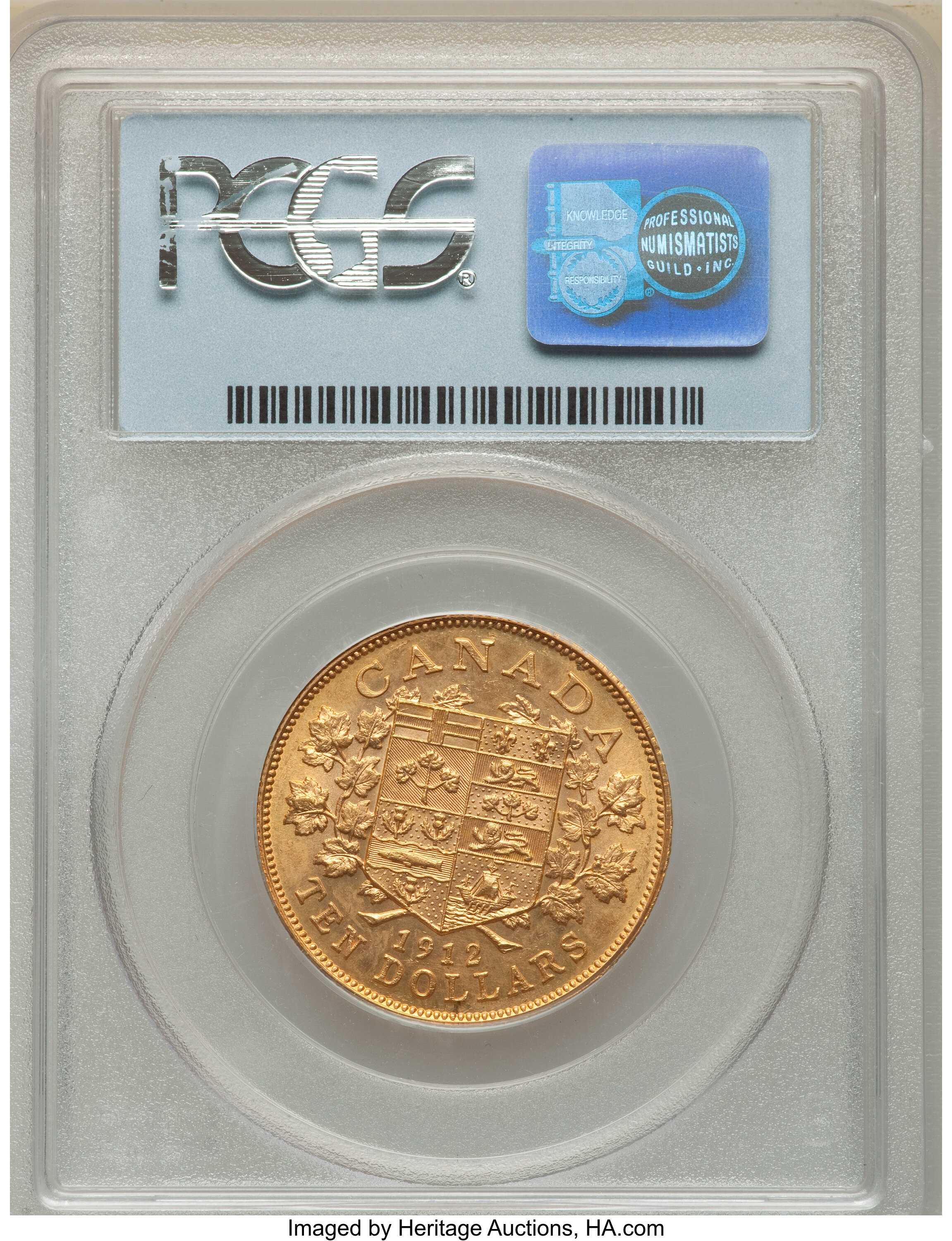 1912 G$10 MS62 thumbnail 6
