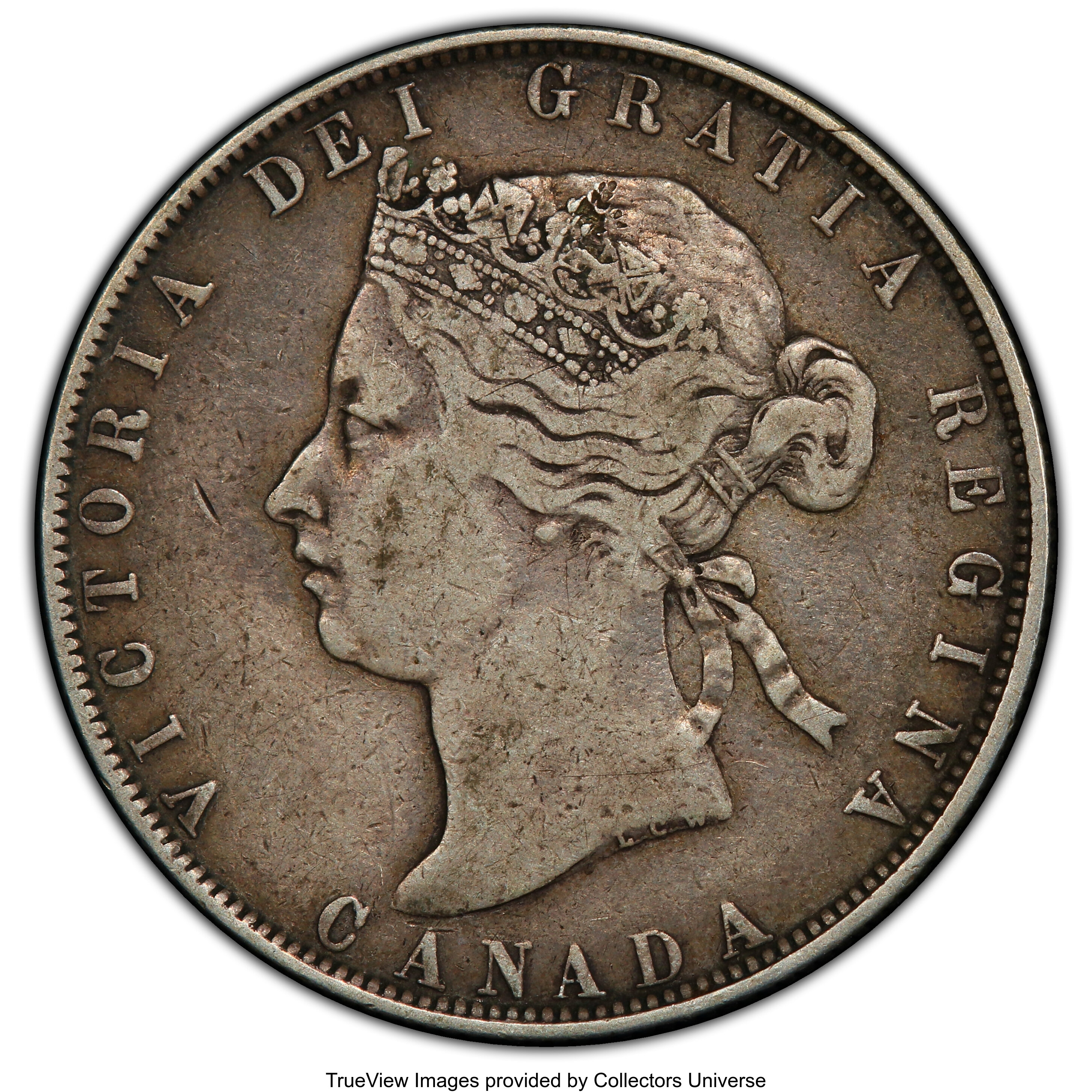 Canada: Victoria "L.C.W." 50 Cents 1870 VF30 PCGS,...